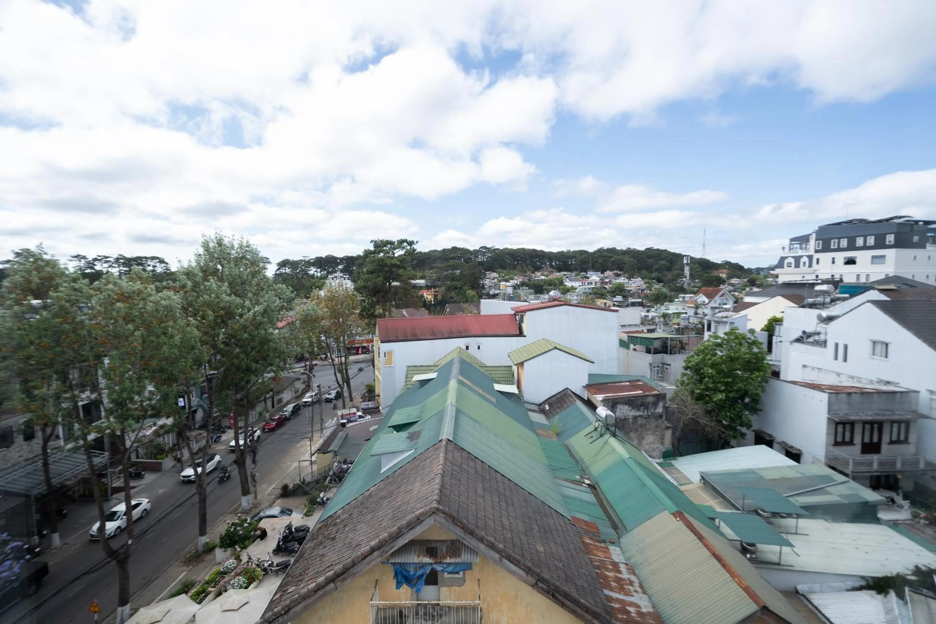 City view in N Queen Apartment Hotel