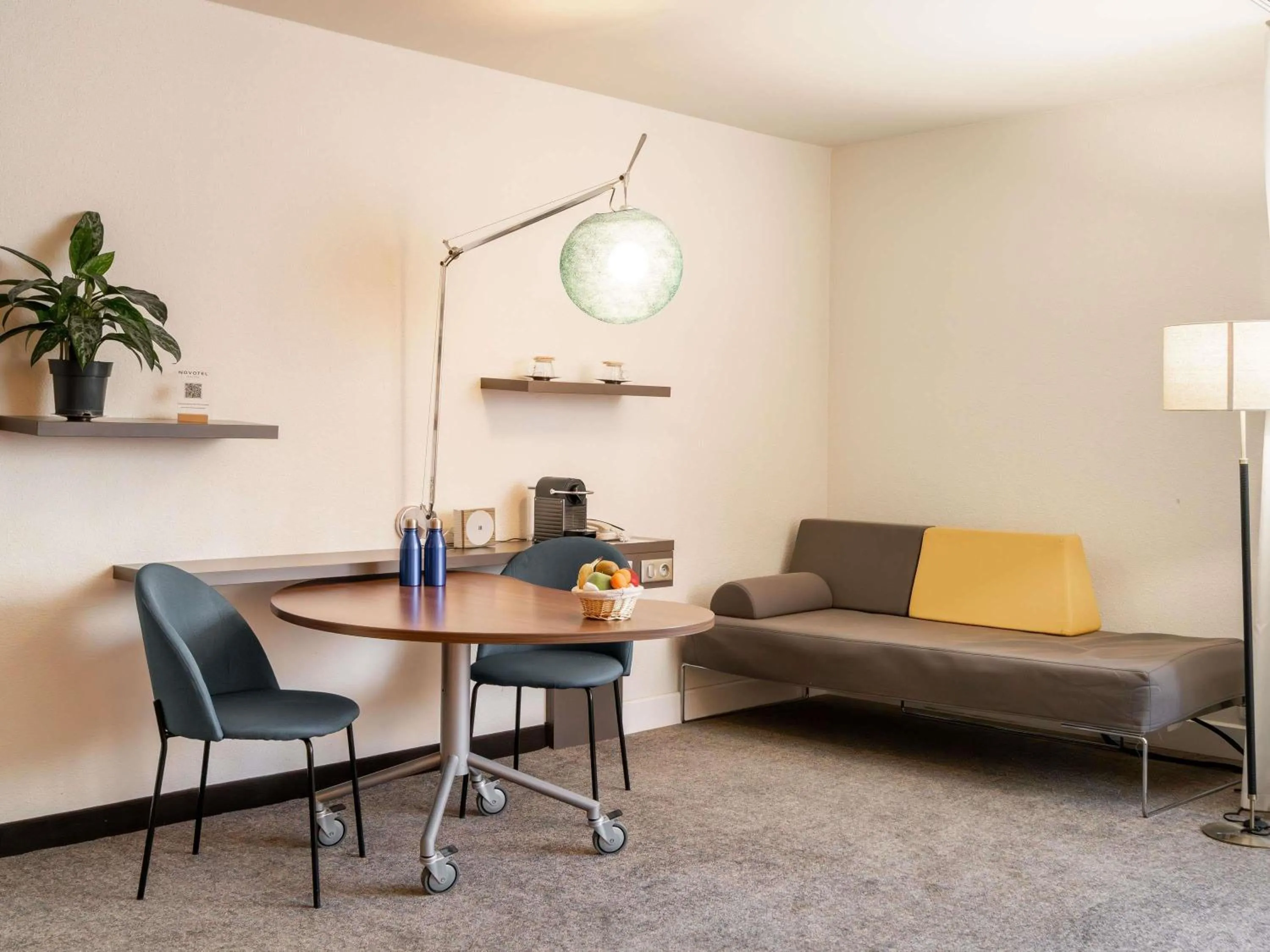 Bedroom in Novotel Suites Cannes Centre