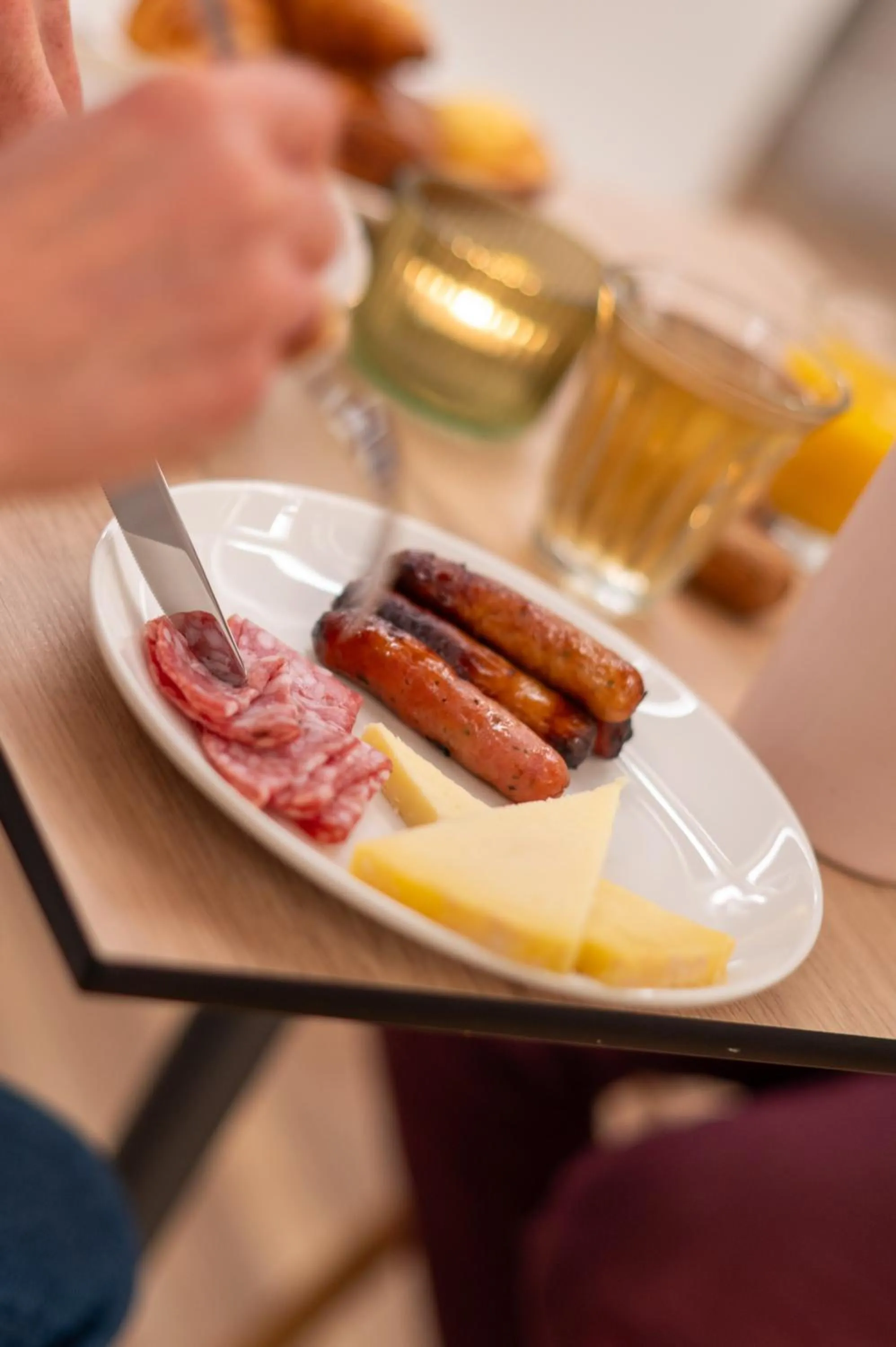 Continental breakfast in ibis Lyon Centre Perrache