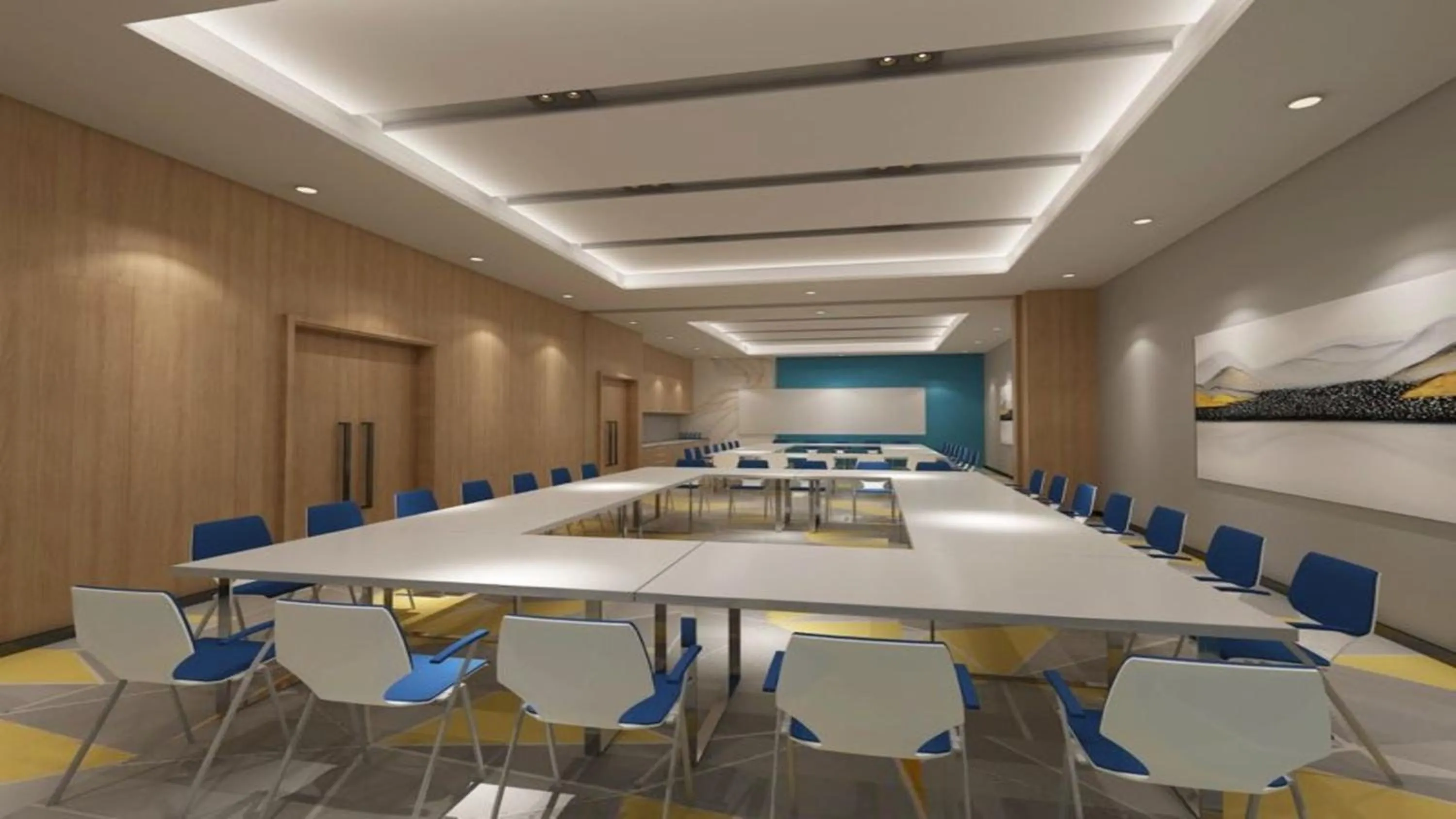 Meeting/conference room in Holiday Inn Express Hangzhou Binjiang Aoti by IHG