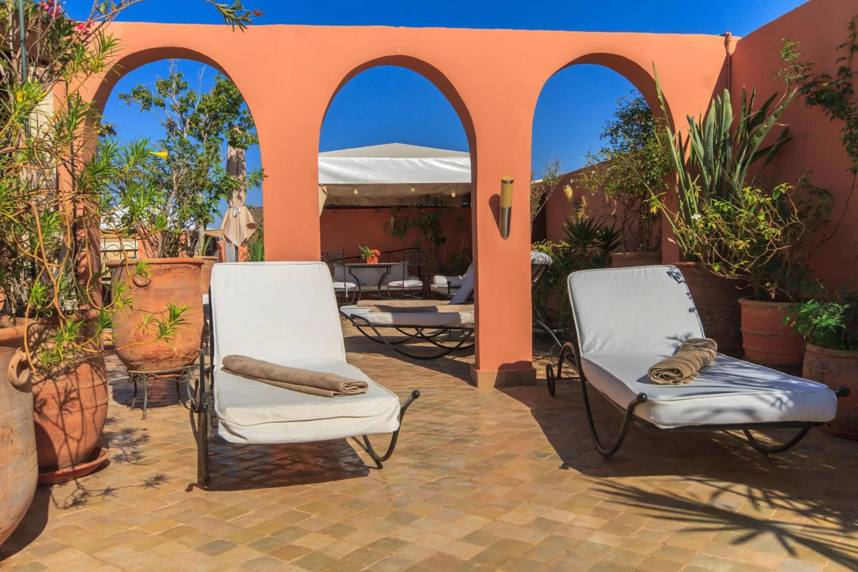 Balcony/Terrace in Riad Couleurs du Sud