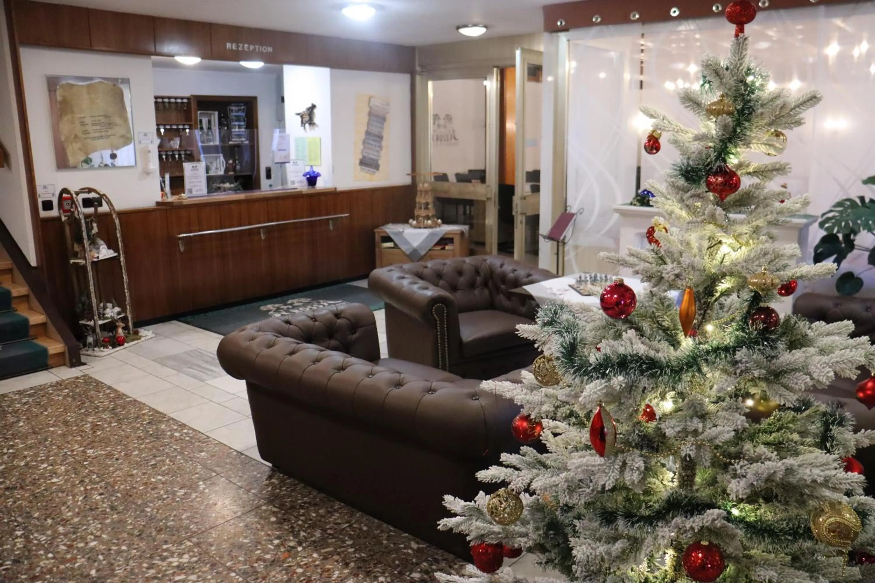 Lobby or reception in Schwarzes Ross Hotel & Restaurant Oberwiesenthal