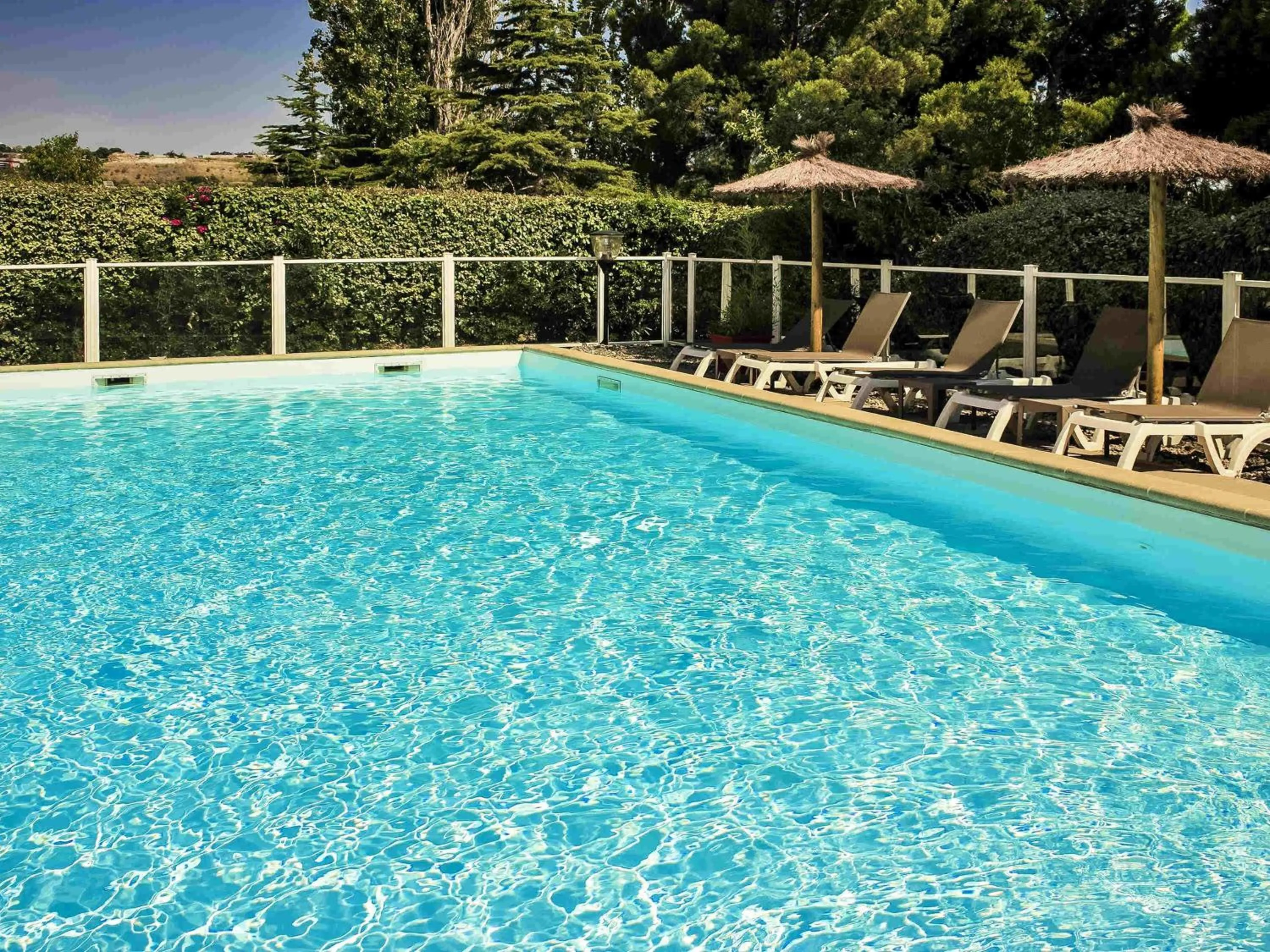 Pool view in ibis Marseille Provence Aéroport