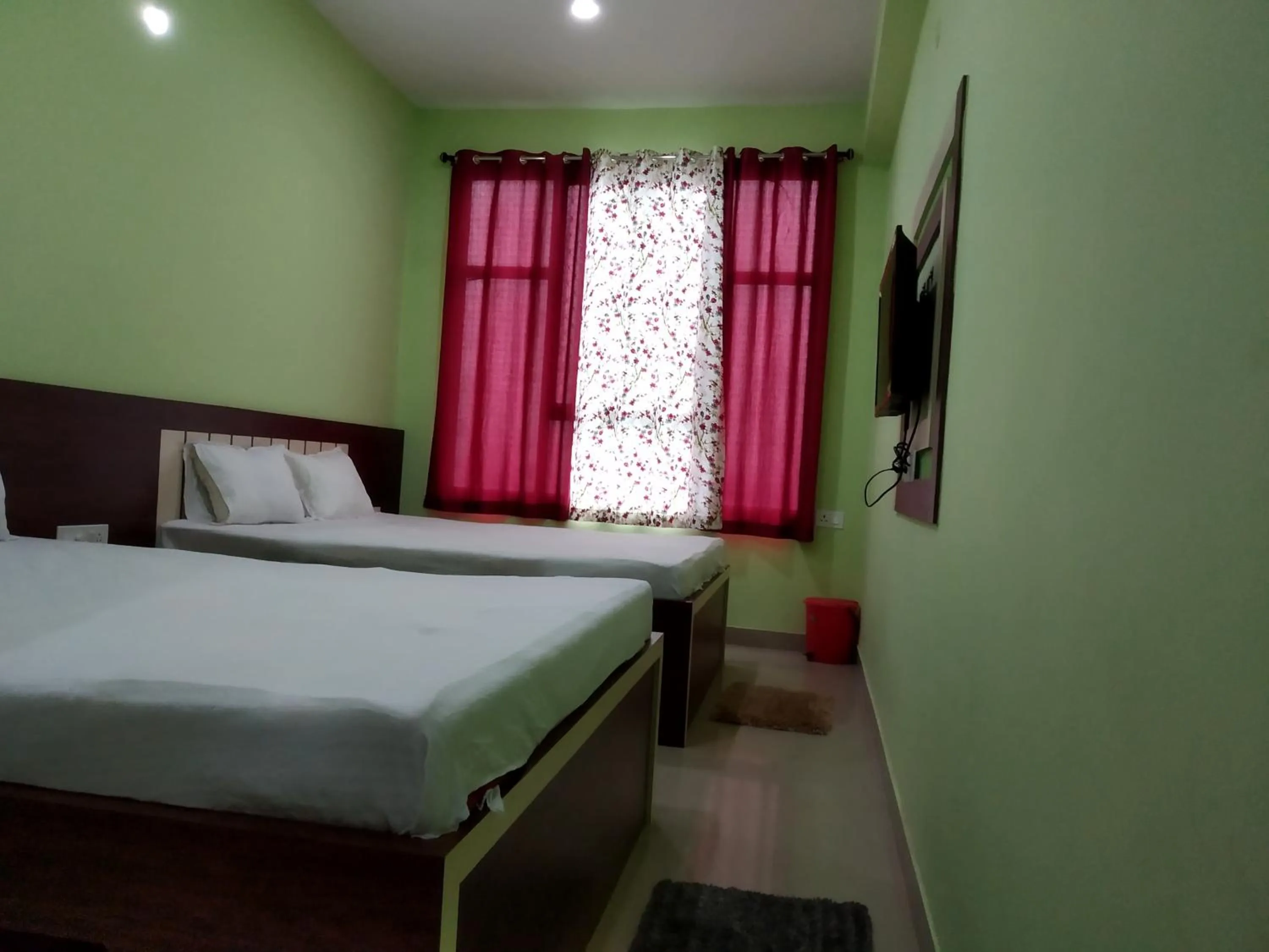 Bed in Hotel Shree Hari