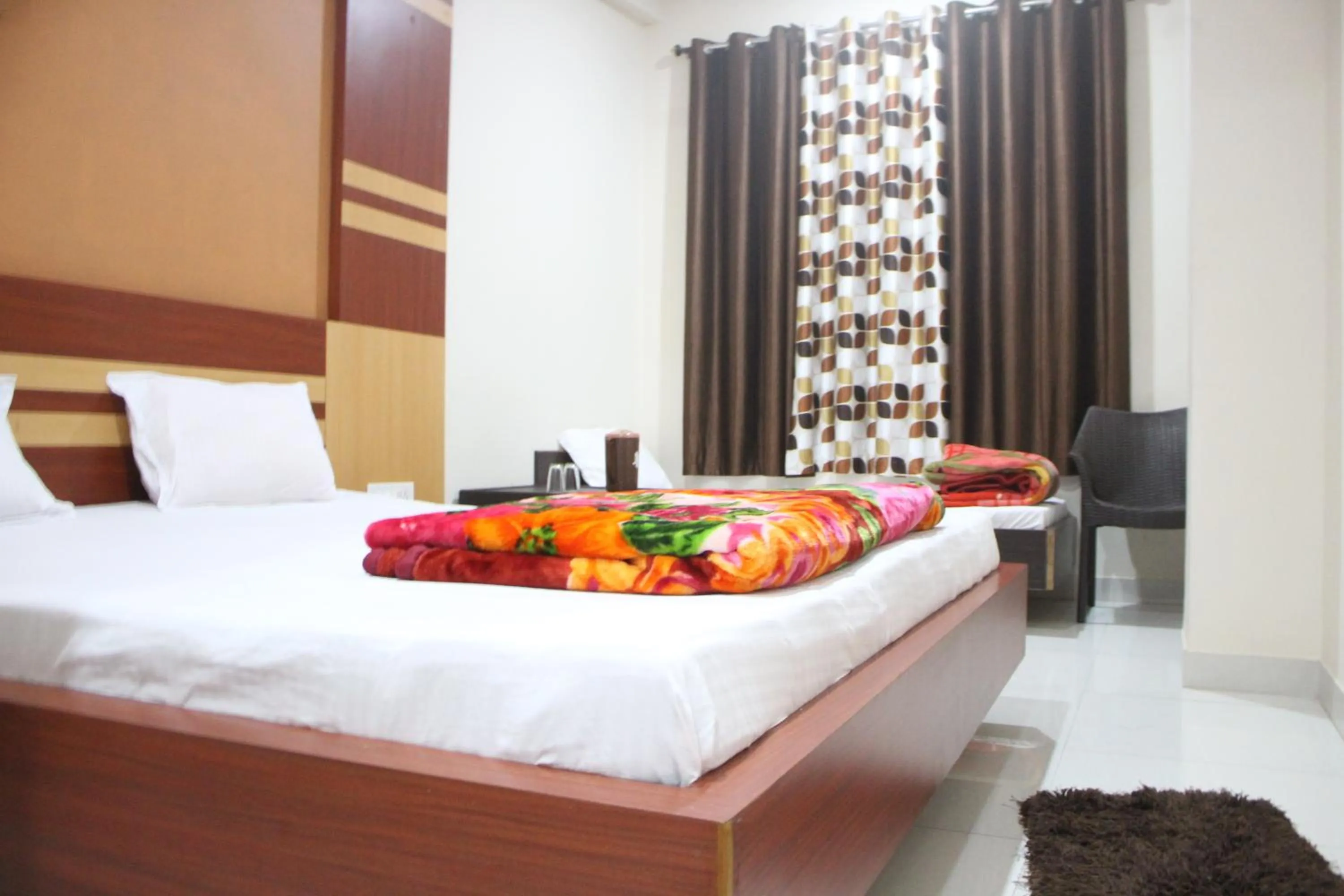 Bed in Hotel Shree Hari