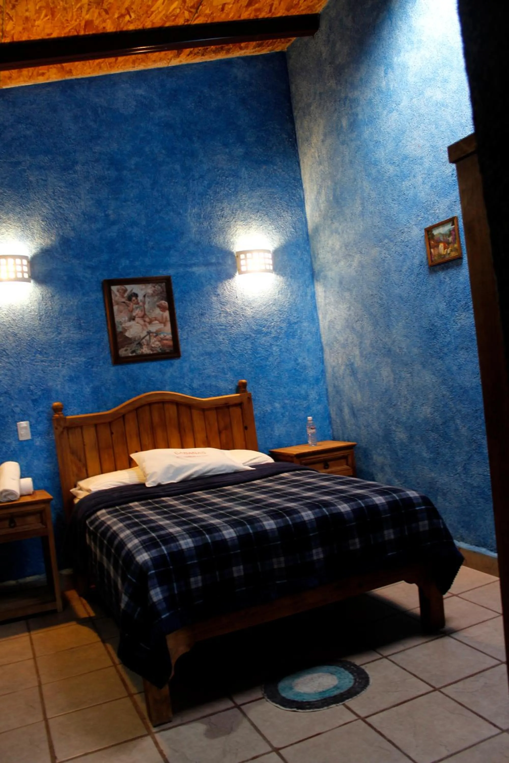 Bed in Hotel y Cabañas una Cosita de Zacatlán