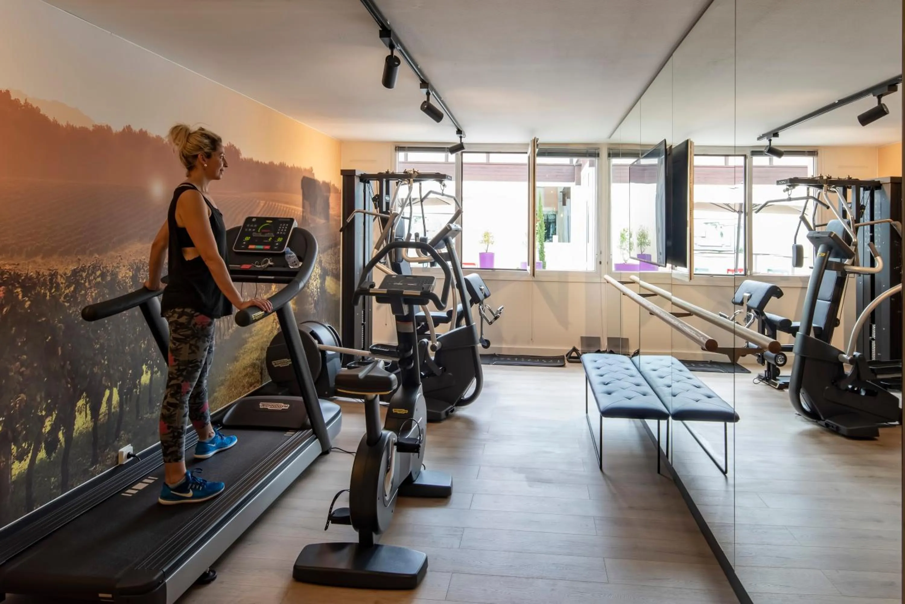 Fitness centre/facilities in Novotel Dijon Sud