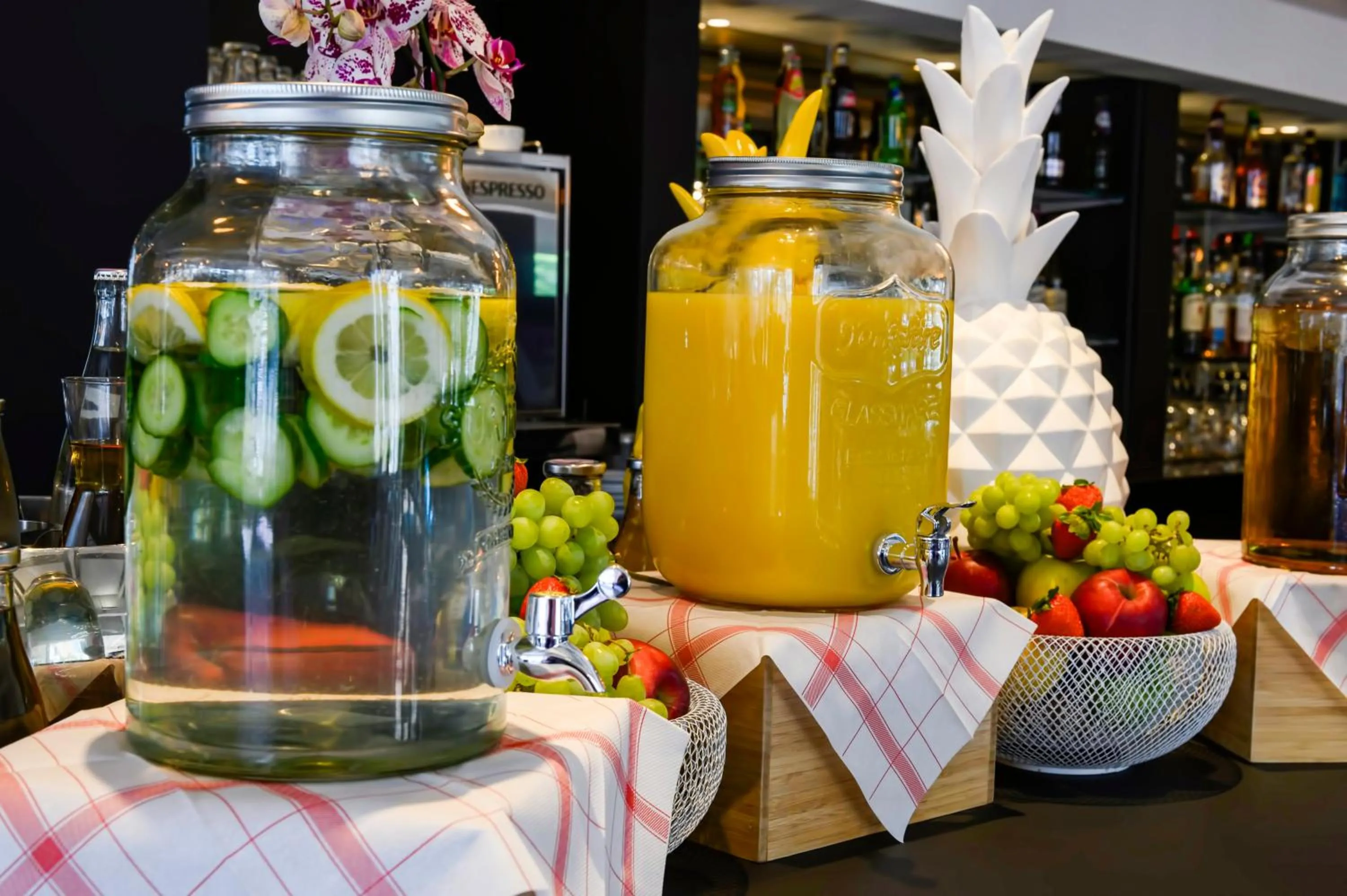 Buffet breakfast in Novotel Dijon Sud