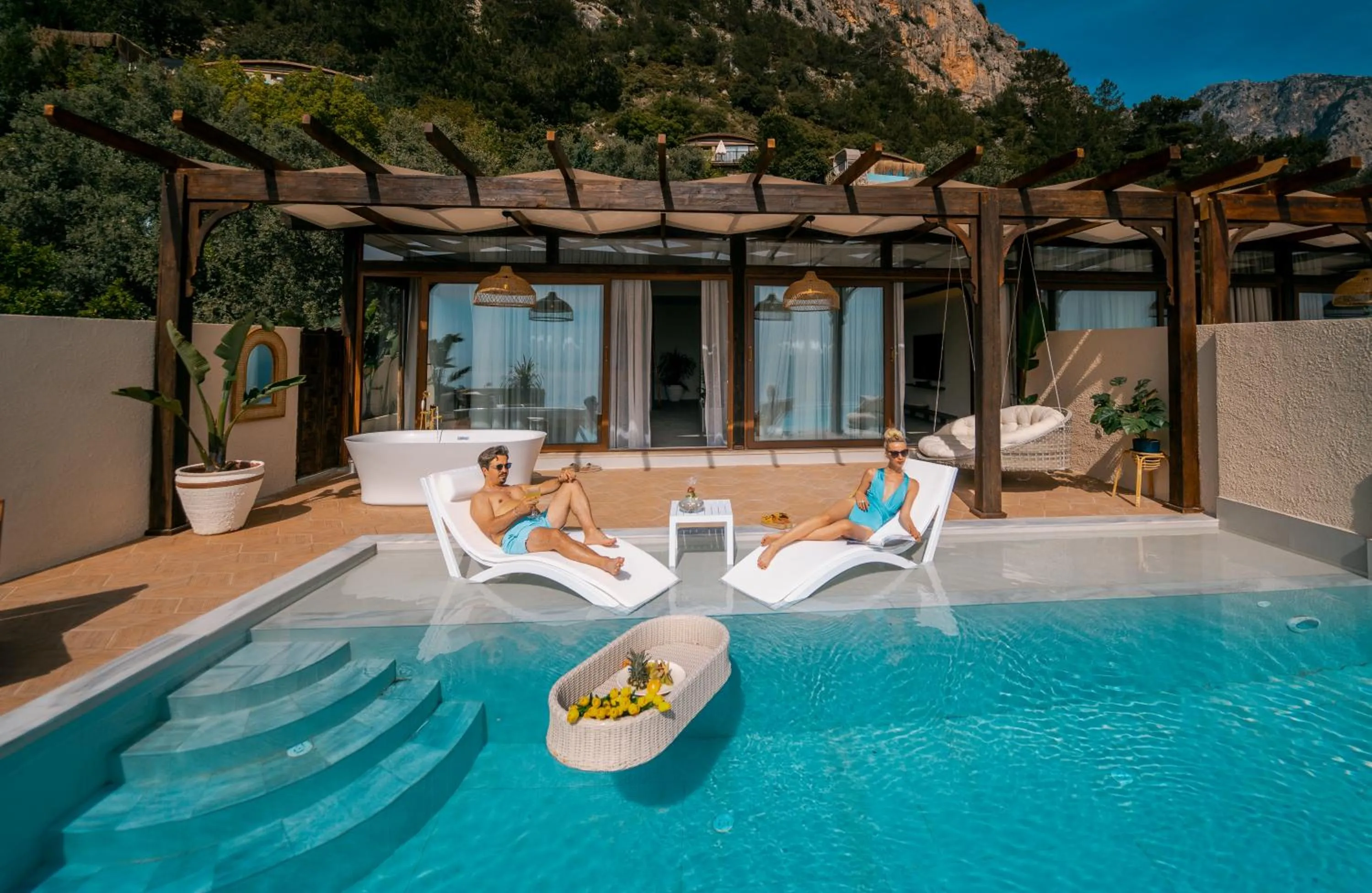 Patio in Lissiya Hotel