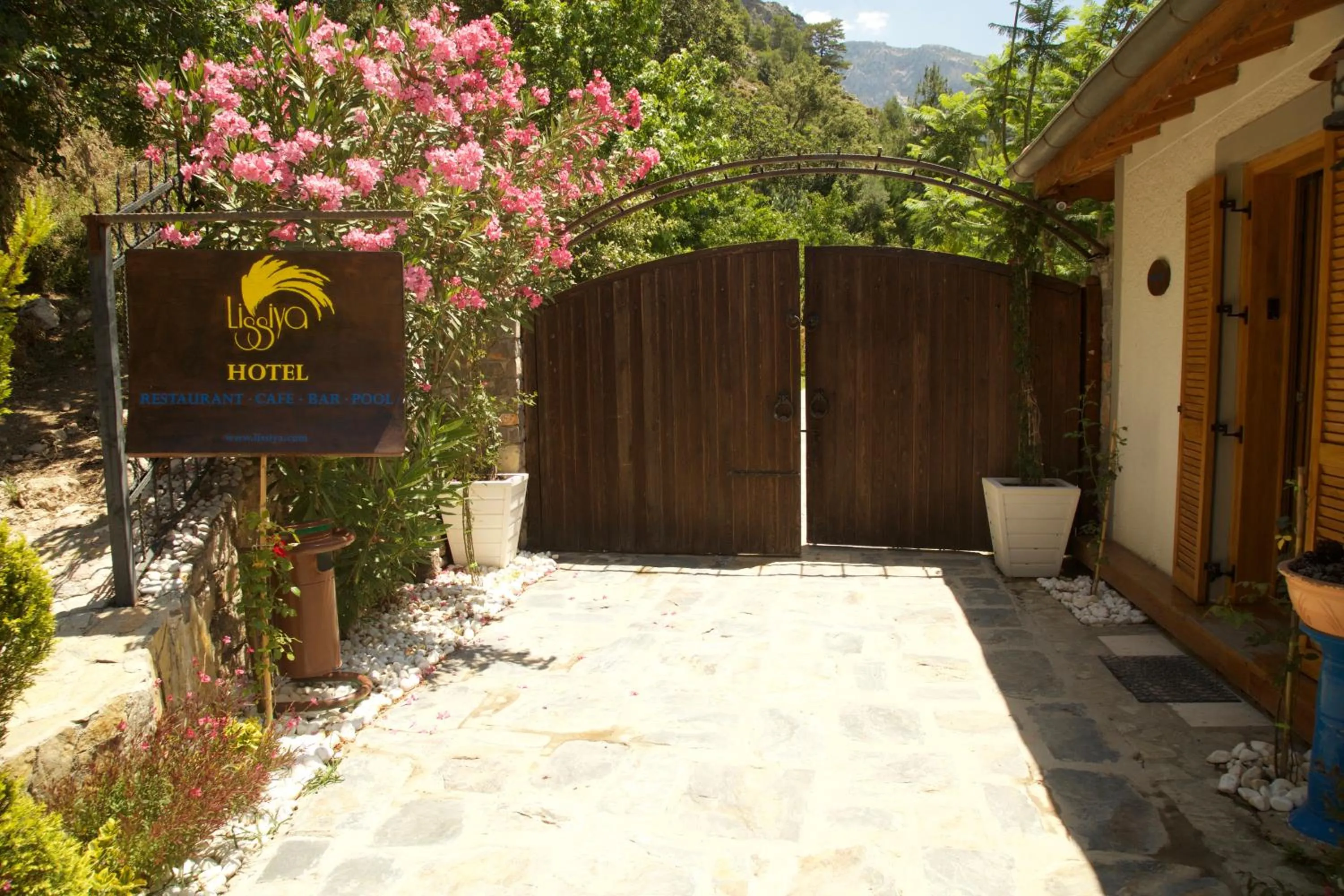 Garden view in Lissiya Hotel