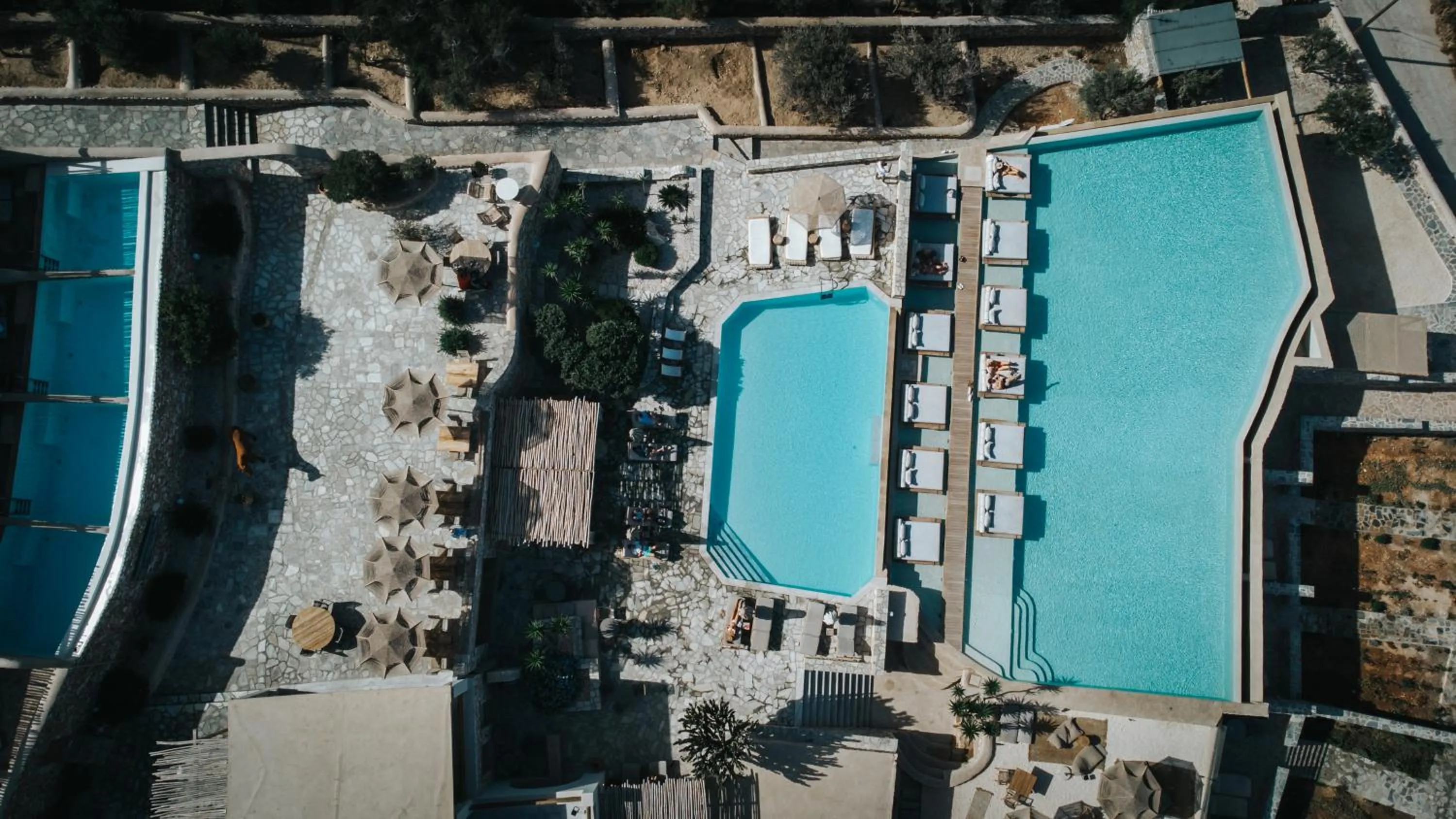 Bird's eye view in Mythic Paros , Adults Only