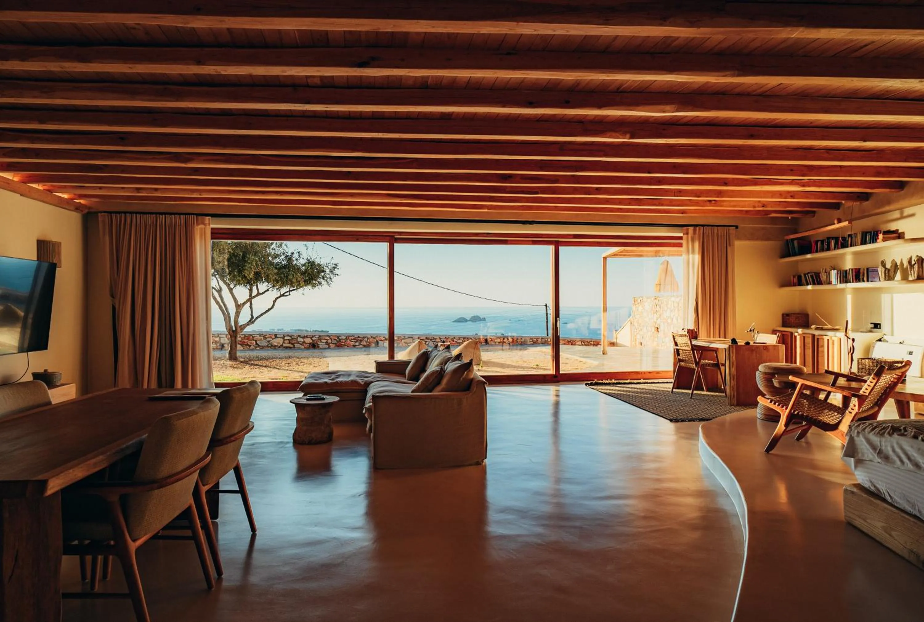 Living room in Mythic Paros , Adults Only