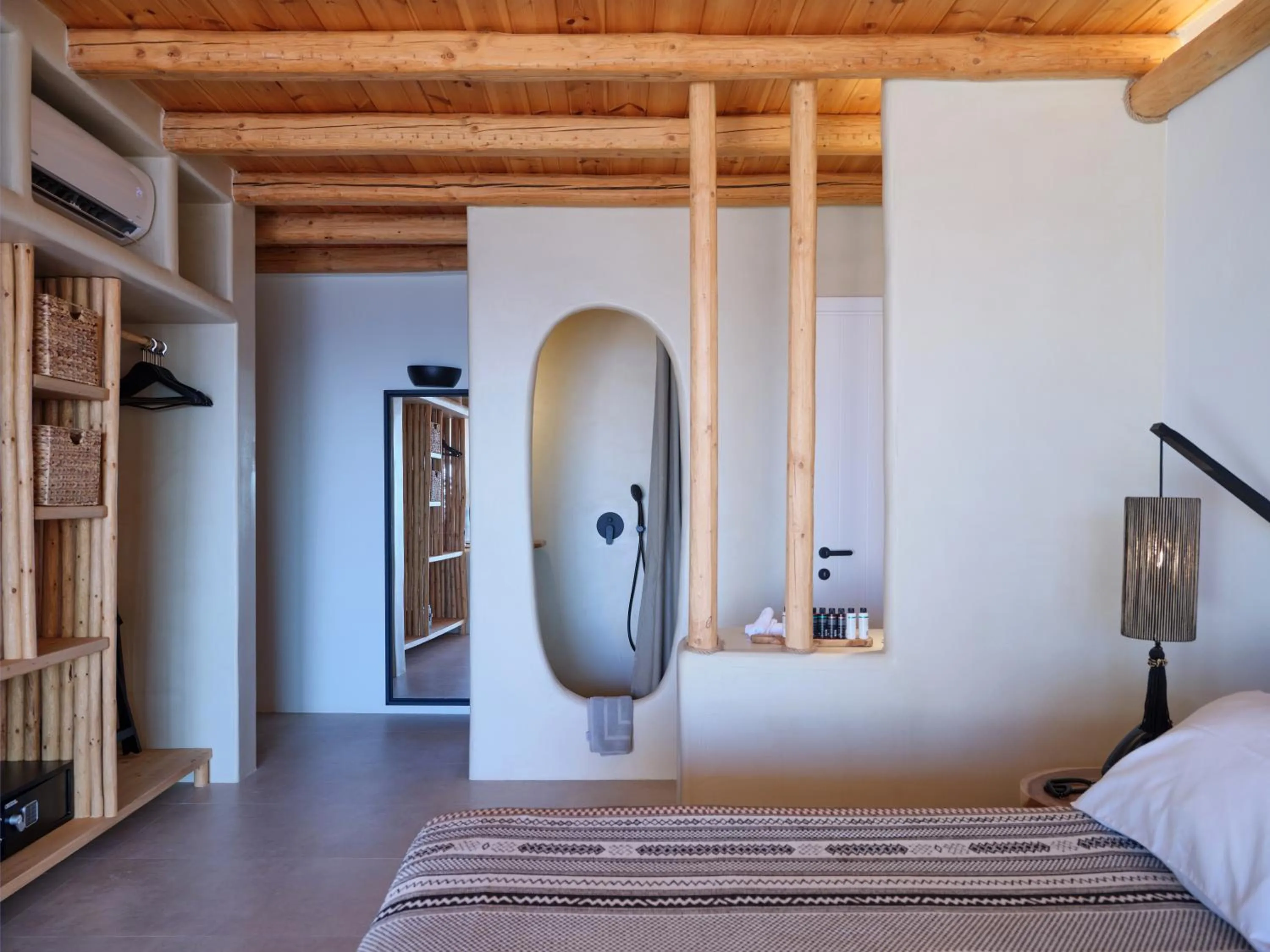 Bedroom, Bed in Mythic Paros , Adults Only