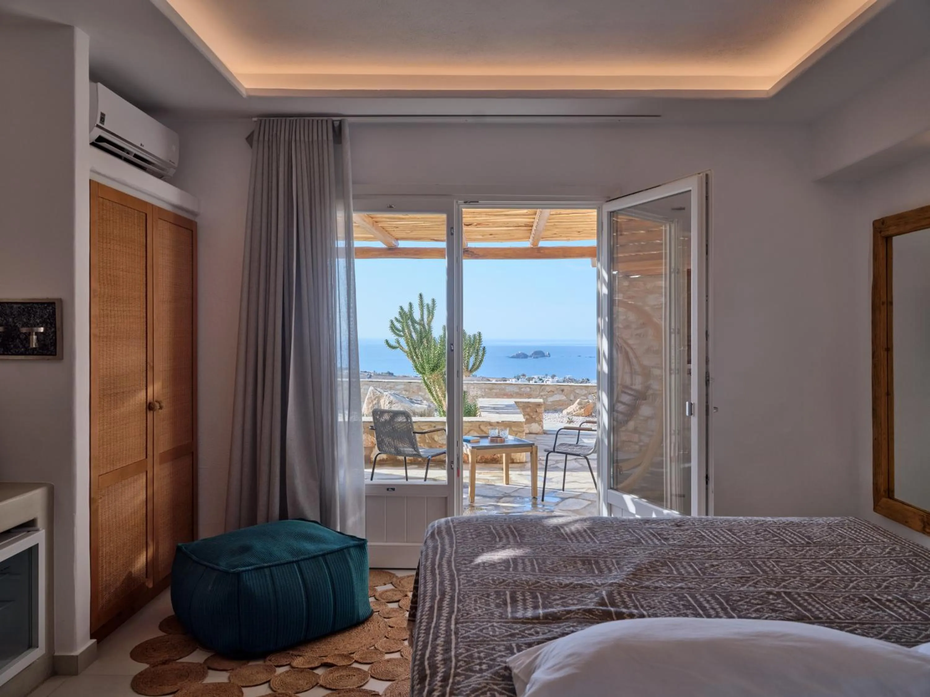 Bedroom, Bed in Mythic Paros , Adults Only