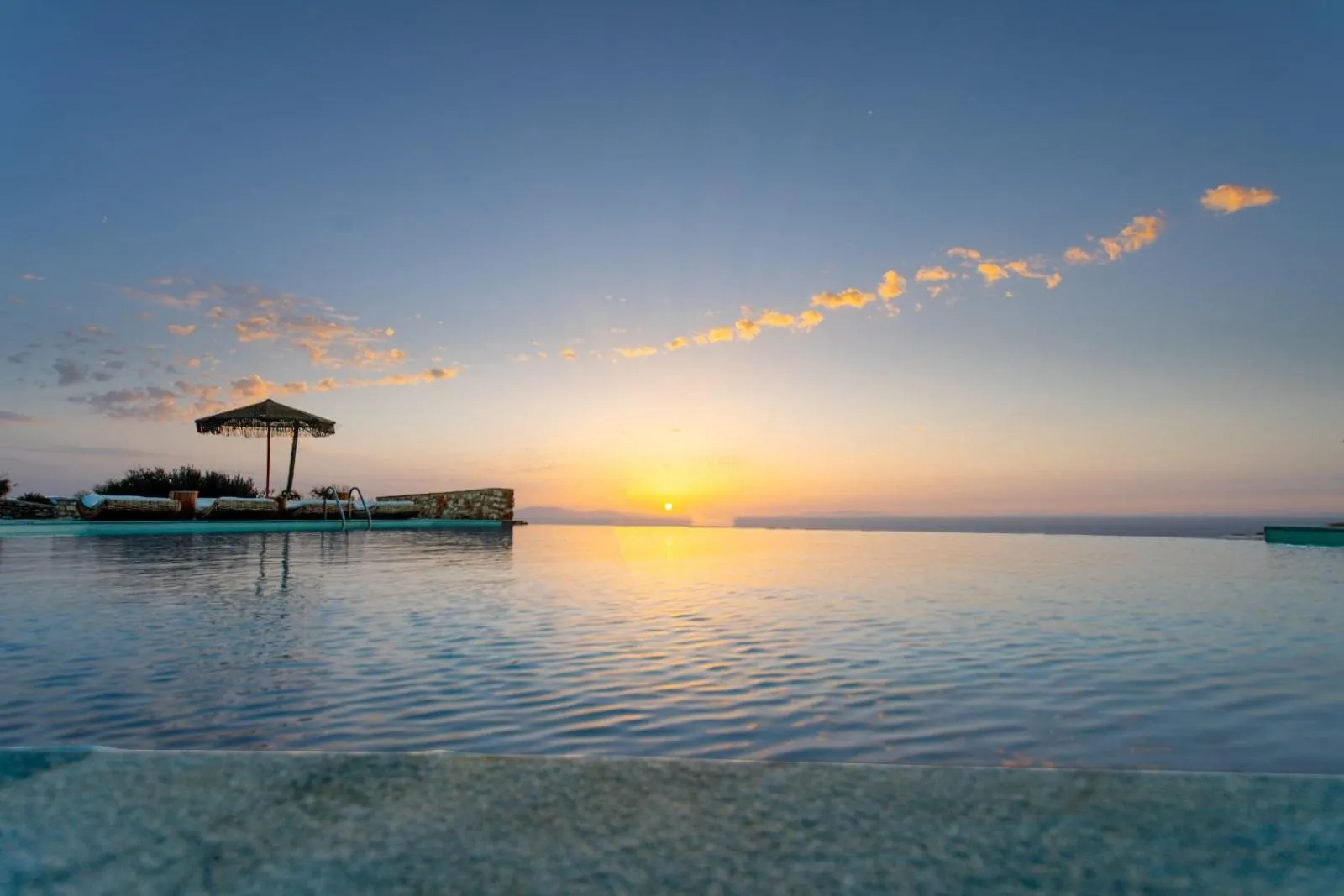 Swimming pool in Mythic Paros , Adults Only