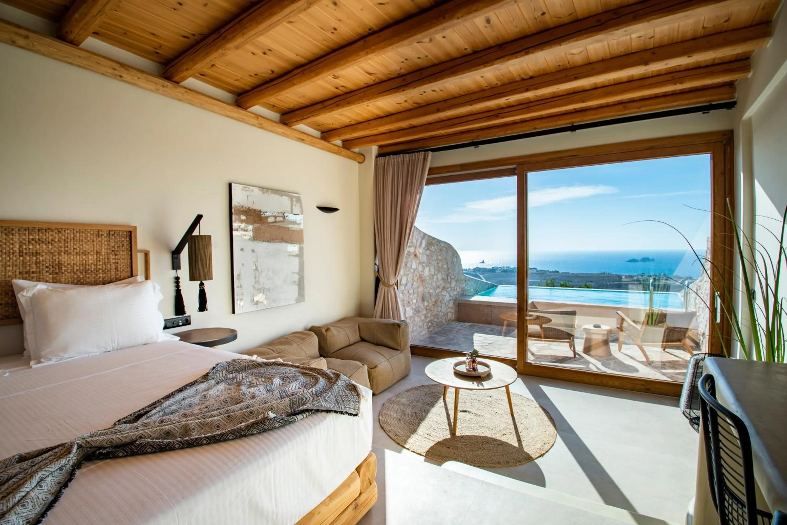 Bedroom in Mythic Paros , Adults Only