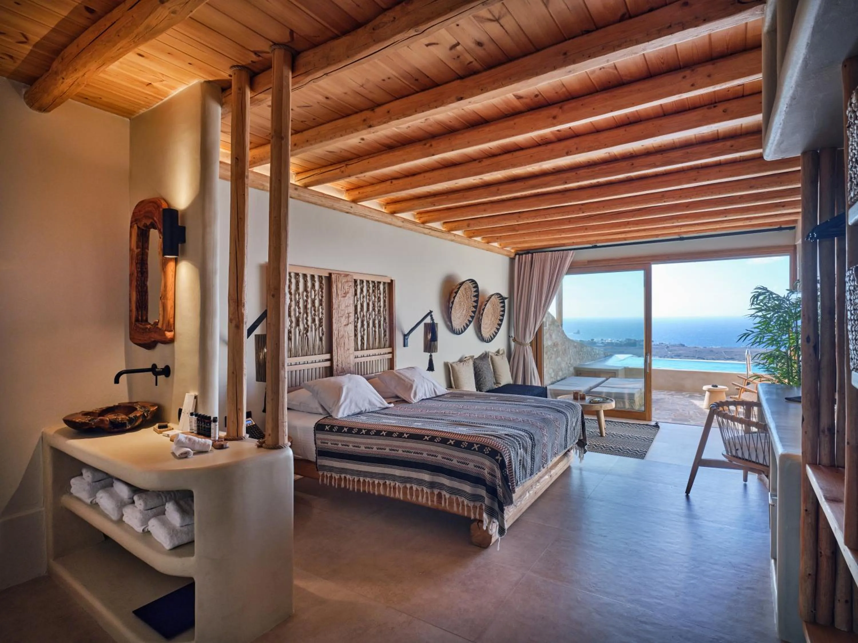 Photo of the whole room, Bed in Mythic Paros , Adults Only