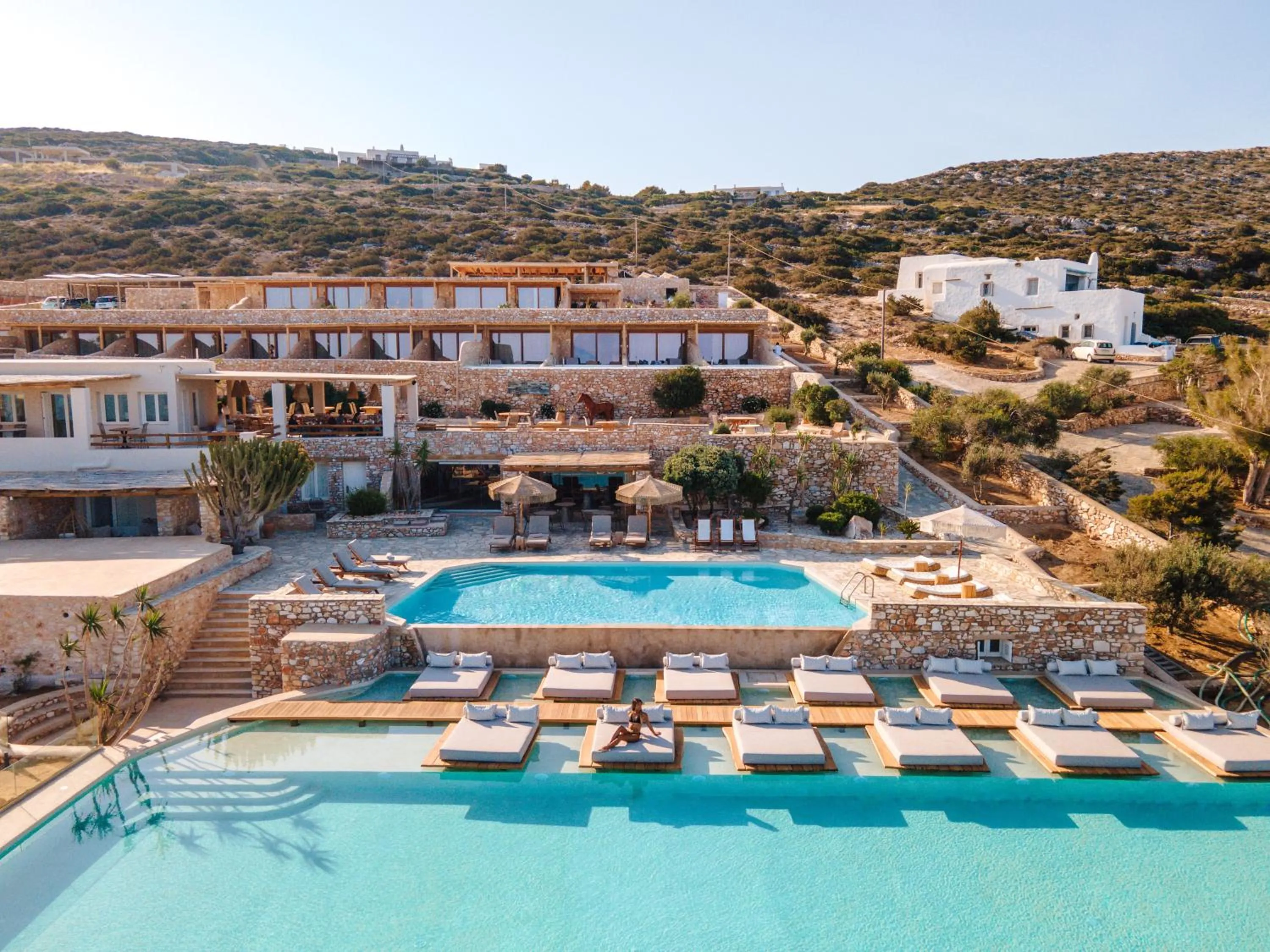 Bird's eye view in Mythic Paros , Adults Only