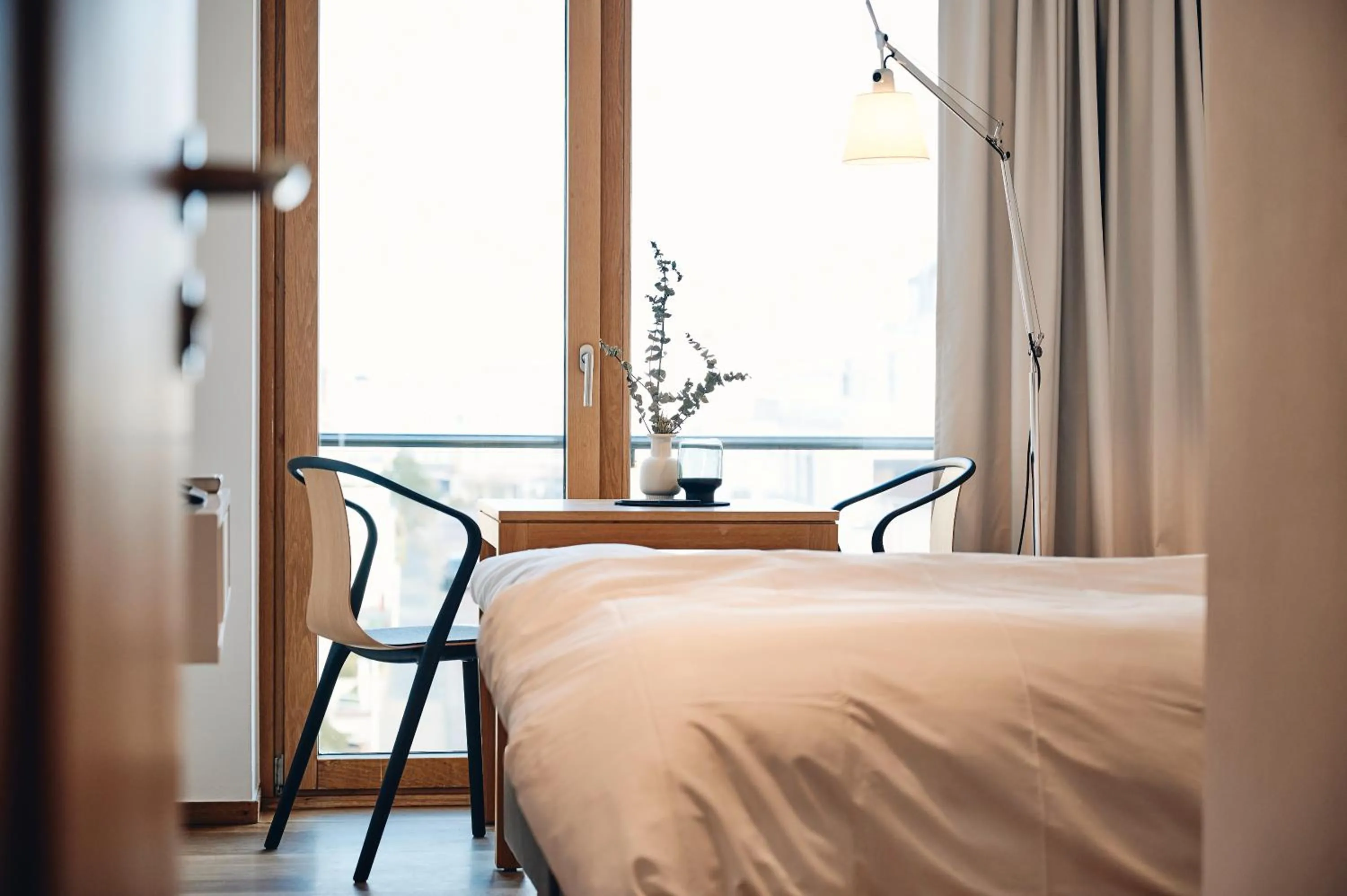 Bed in Hotel Haus am Meer
