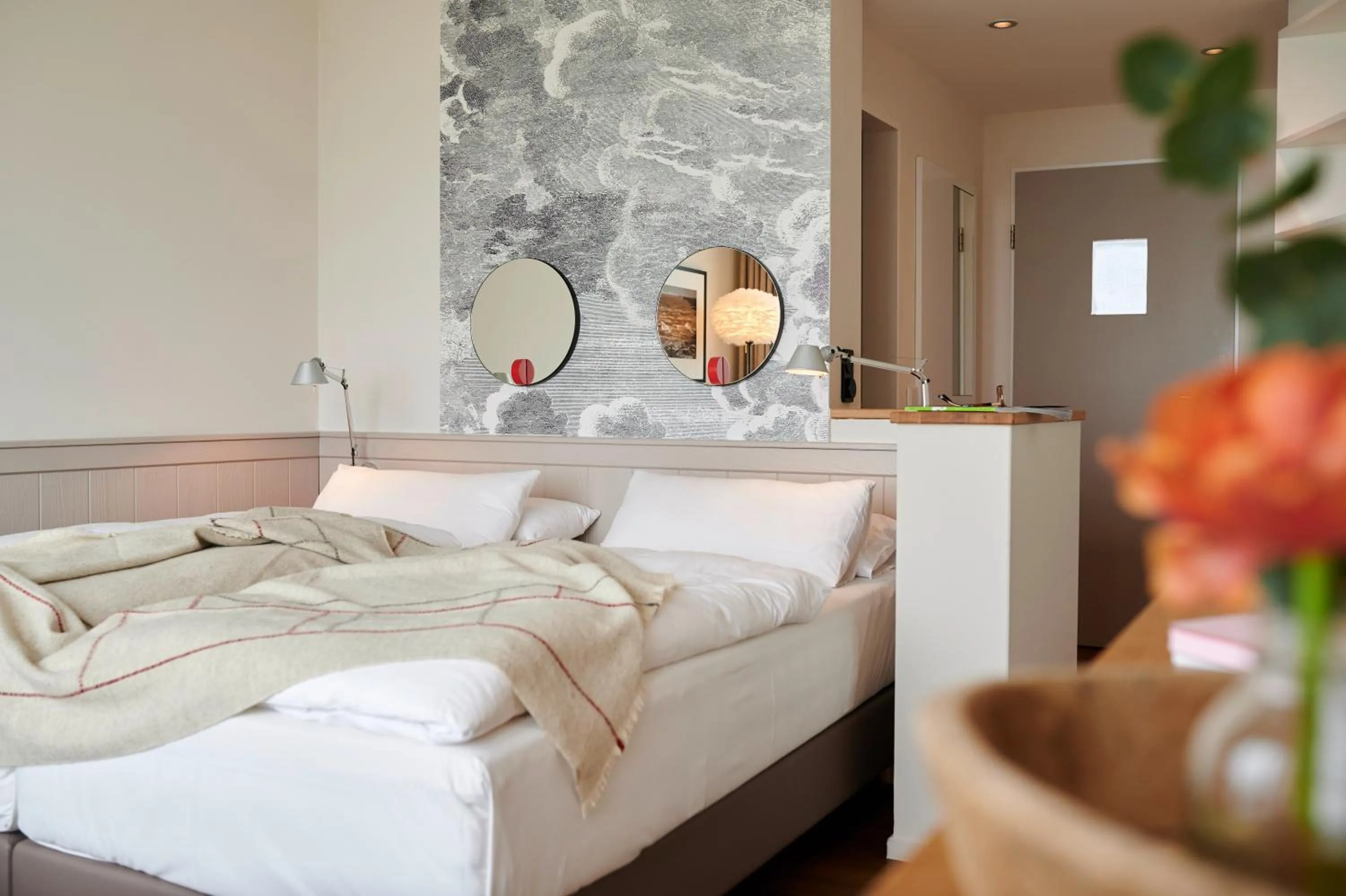 Photo of the whole room, Bed in Hotel Haus am Meer