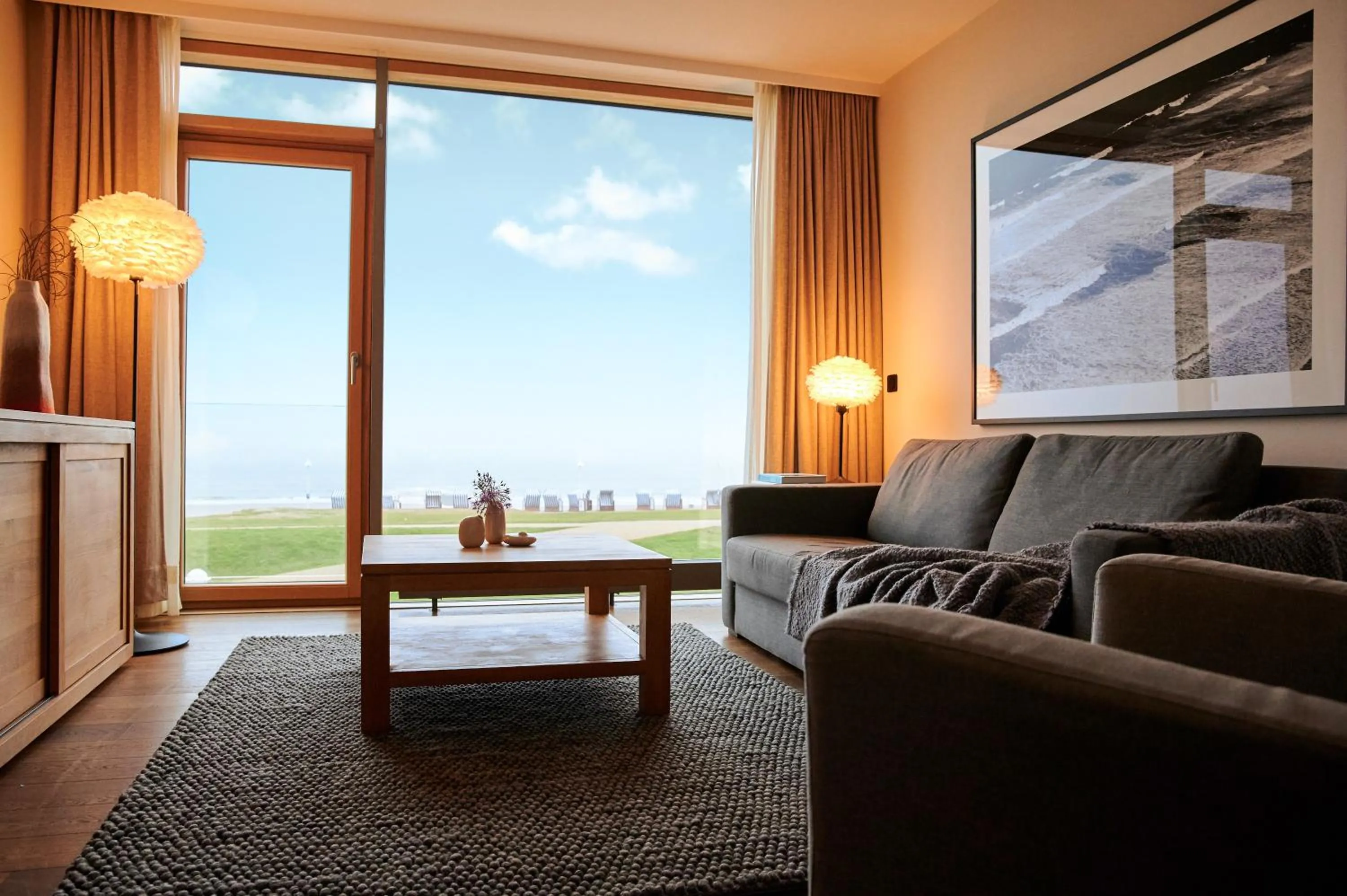 Living room in Hotel Haus am Meer