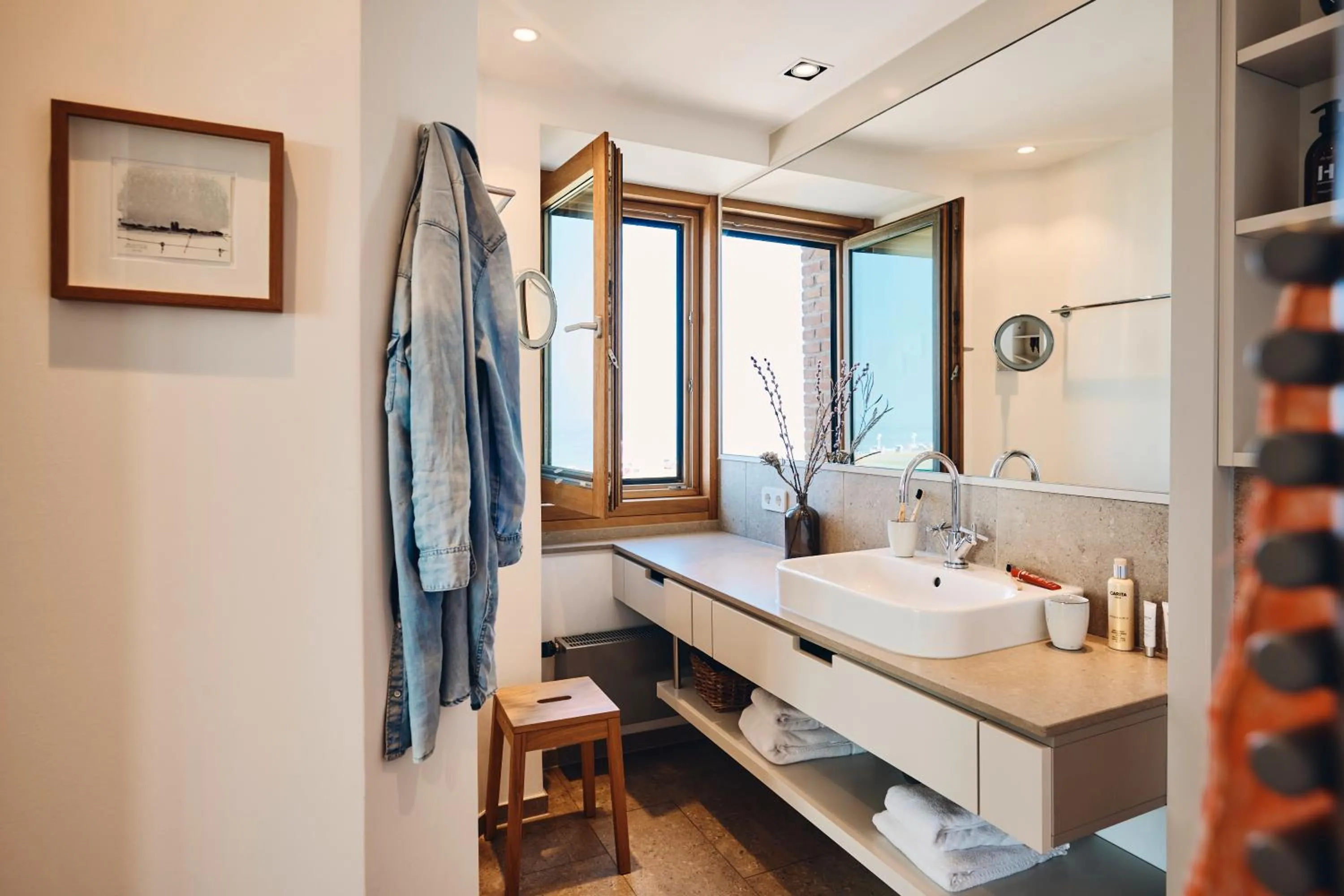 Bathroom in Hotel Haus am Meer