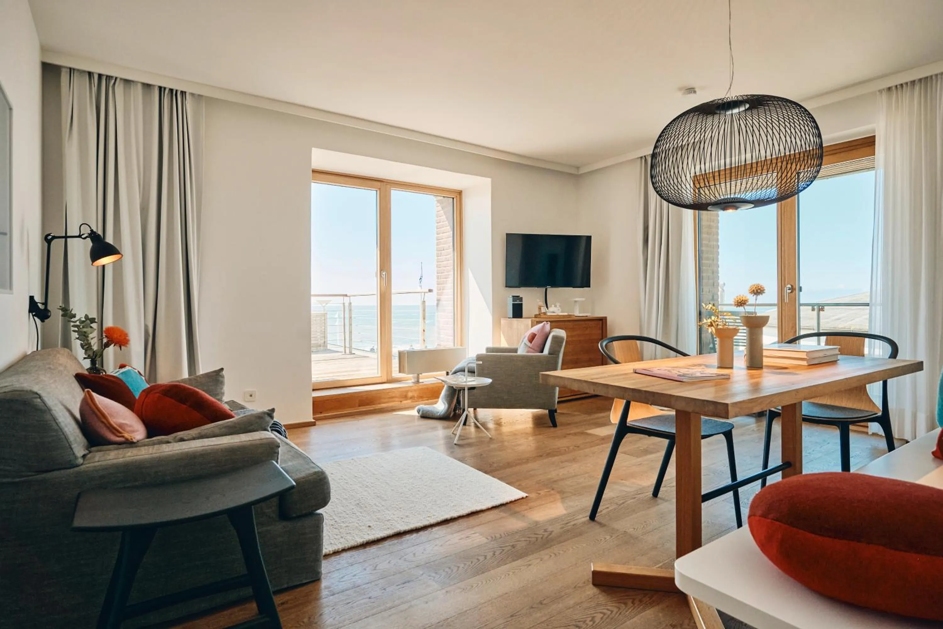Living room in Hotel Haus am Meer