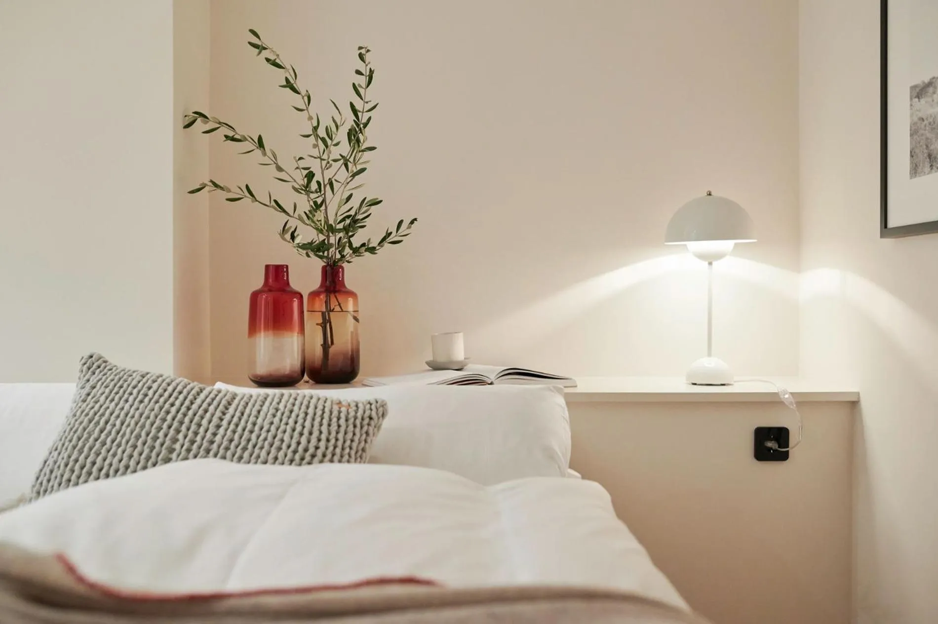Bed in Hotel Haus am Meer