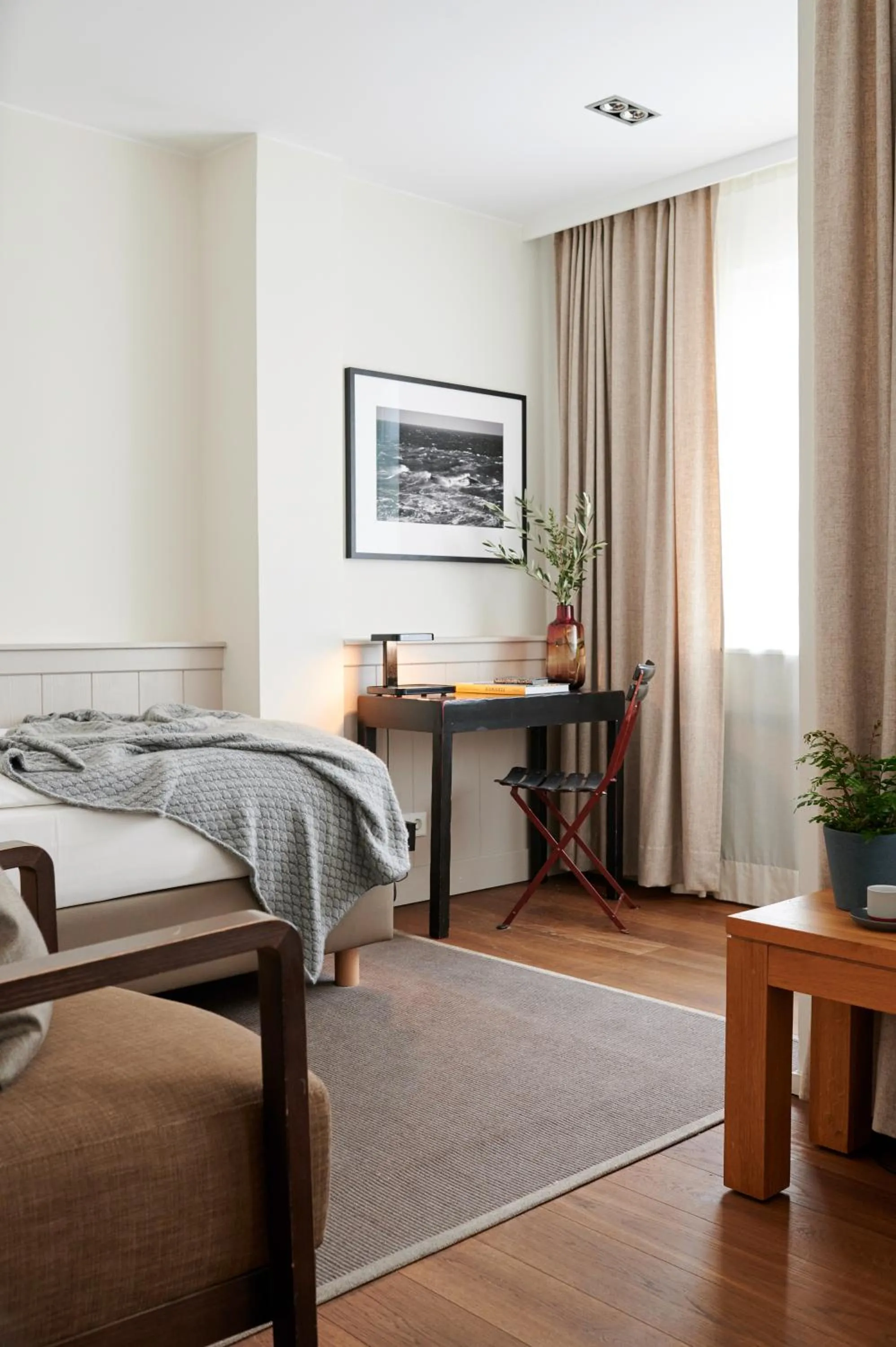Bed in Hotel Haus am Meer