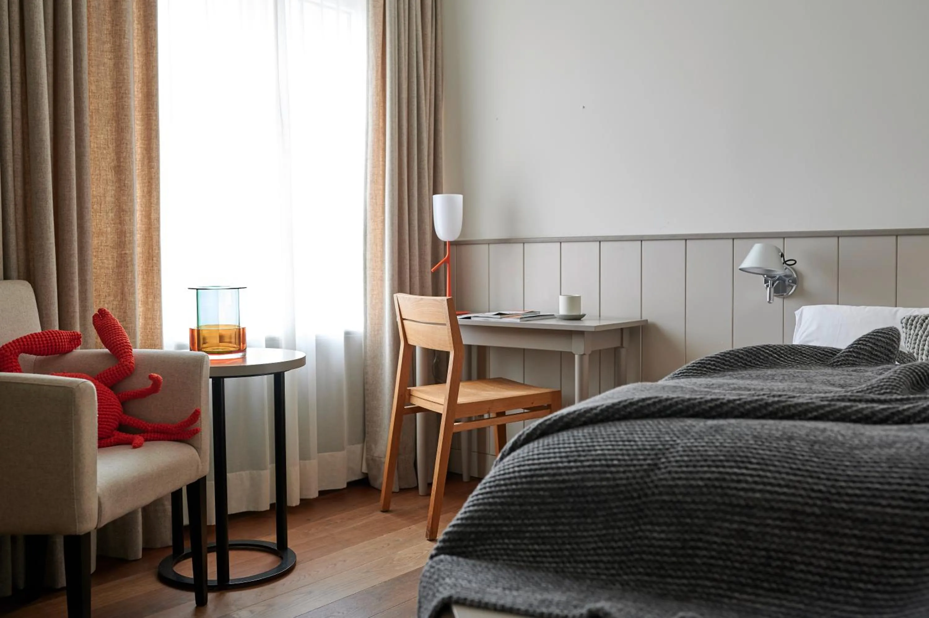 Bed in Hotel Haus am Meer
