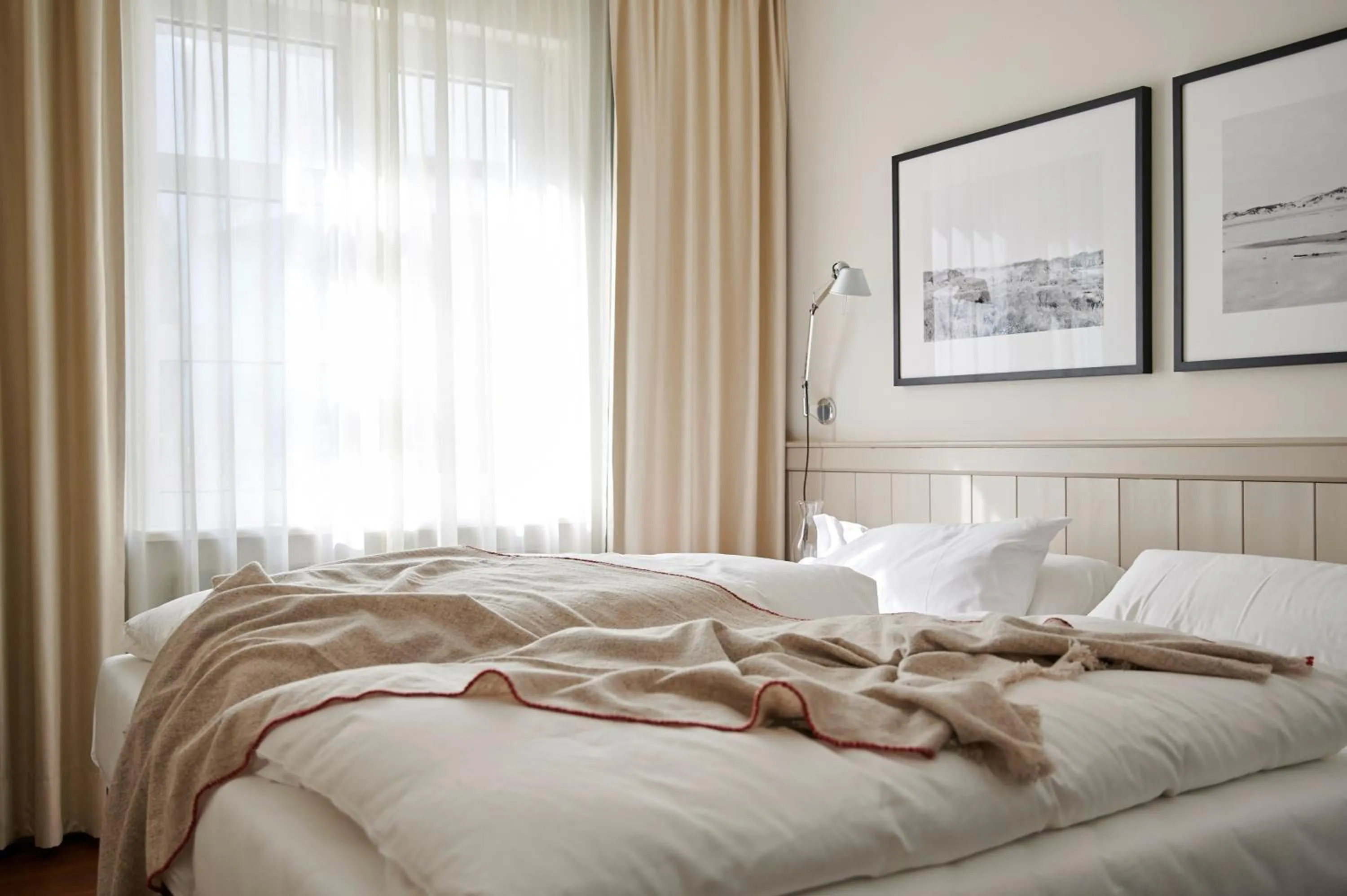 Bed in Hotel Haus am Meer