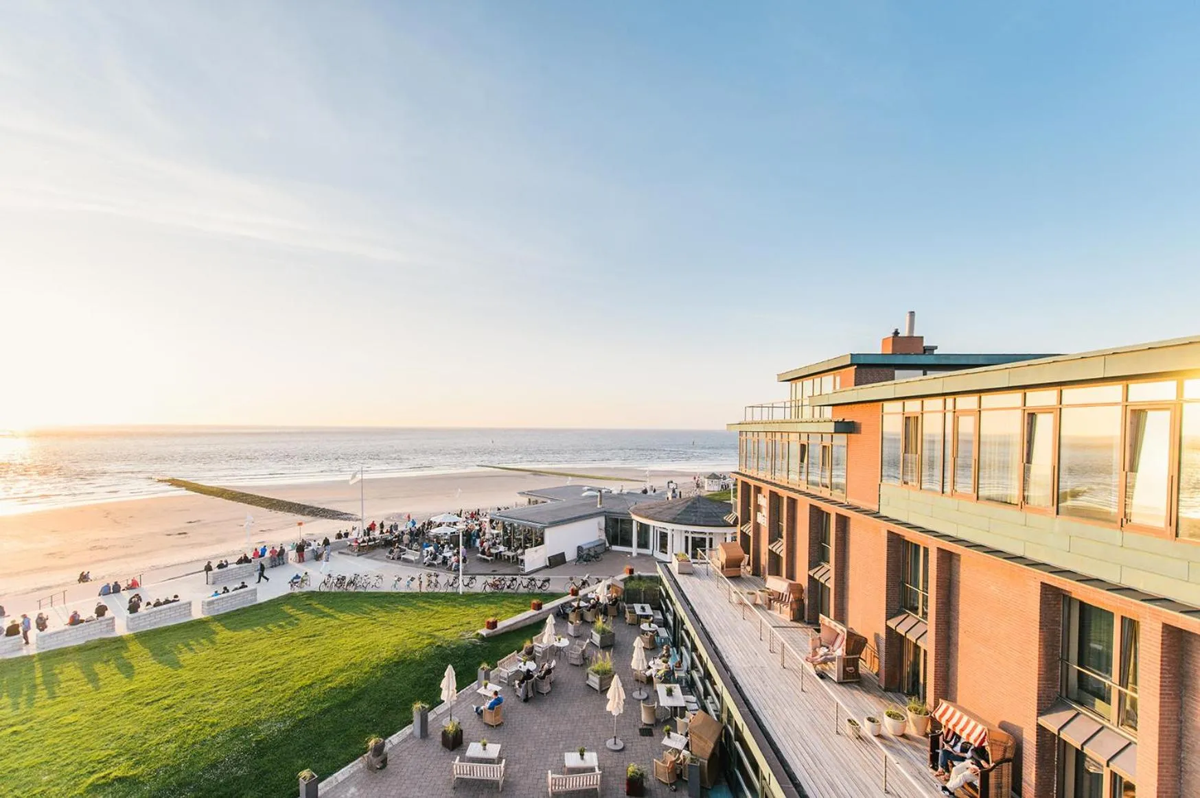 Bird's eye view in Hotel Haus am Meer