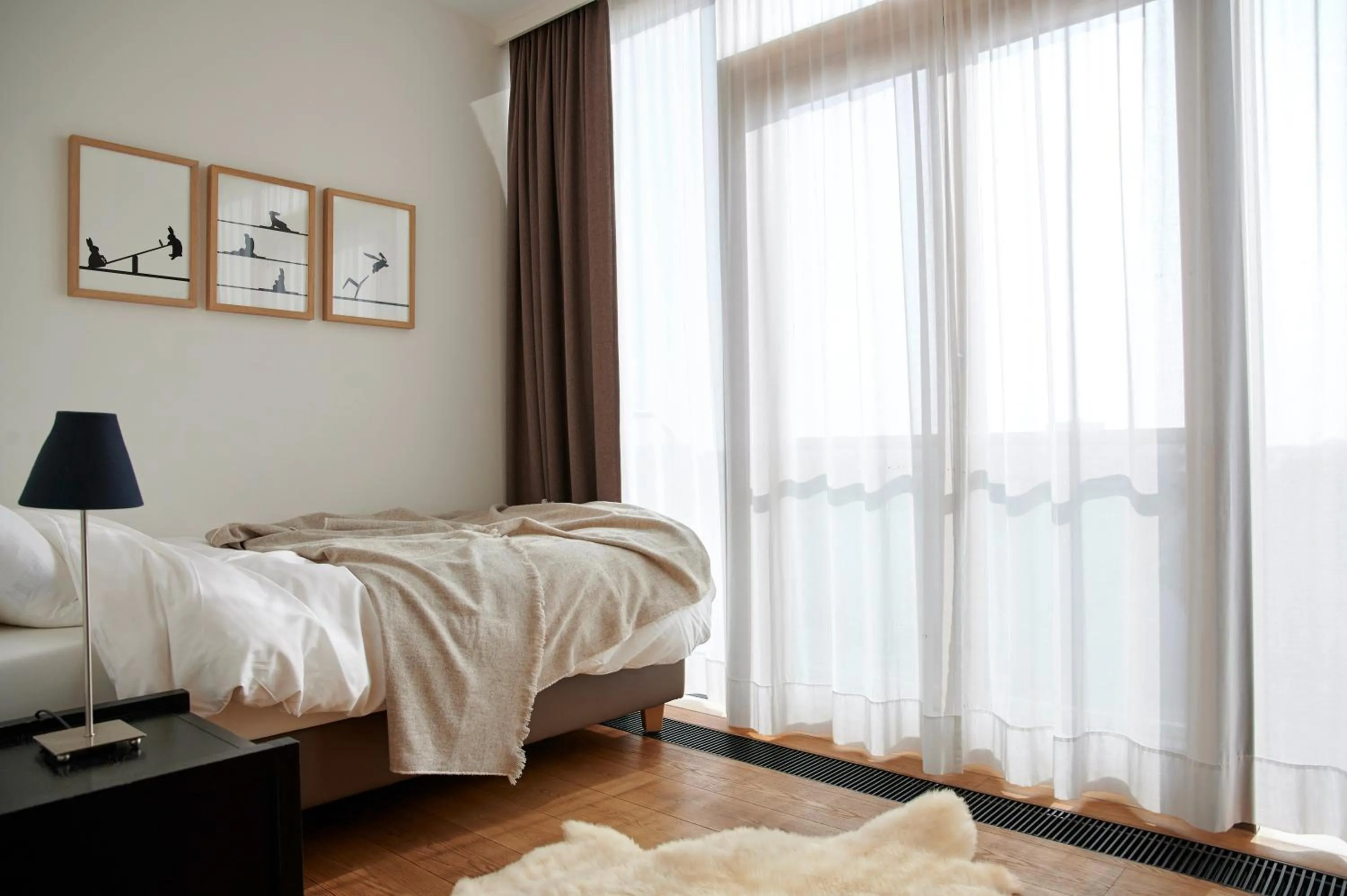 Bed in Hotel Haus am Meer