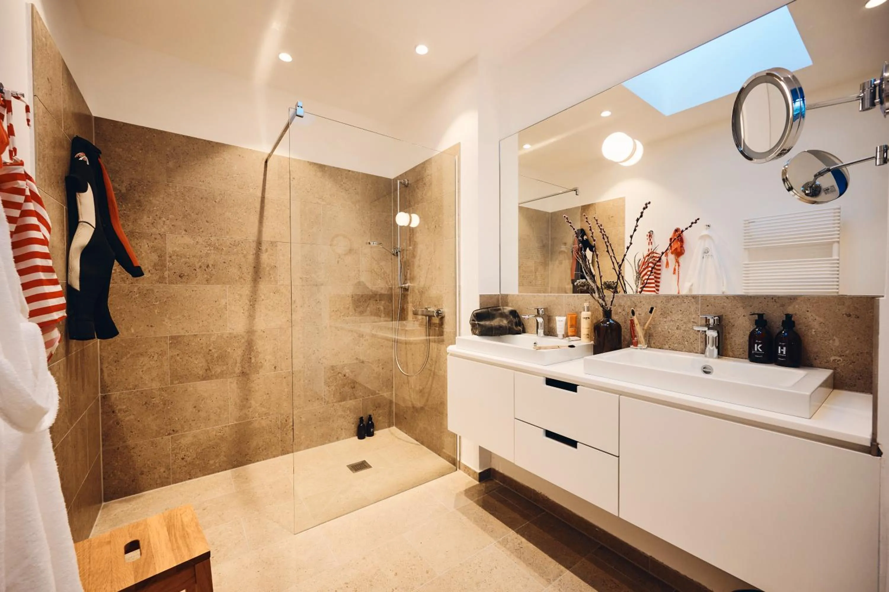 Bathroom in Hotel Haus am Meer