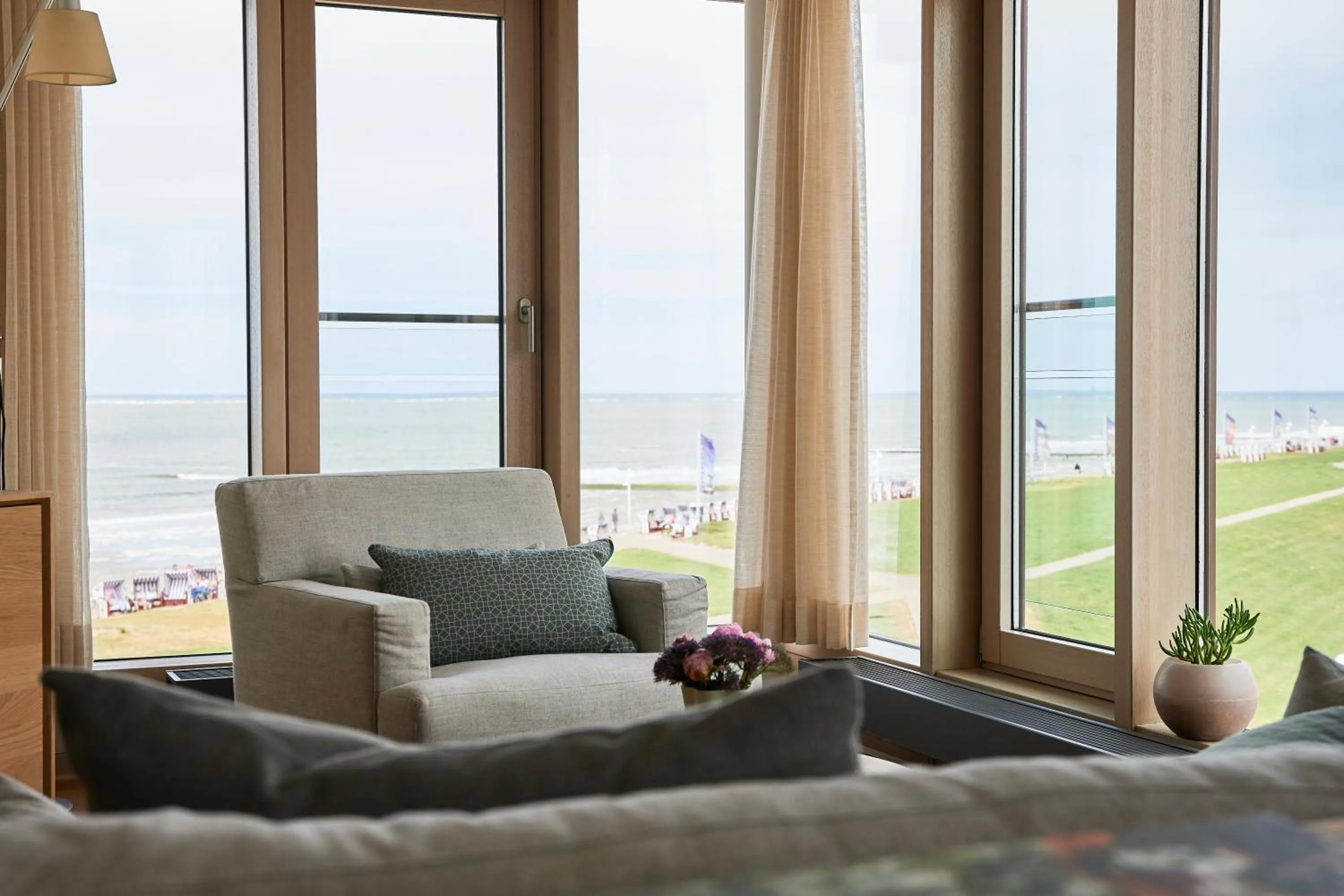 Living room in Hotel Haus am Meer