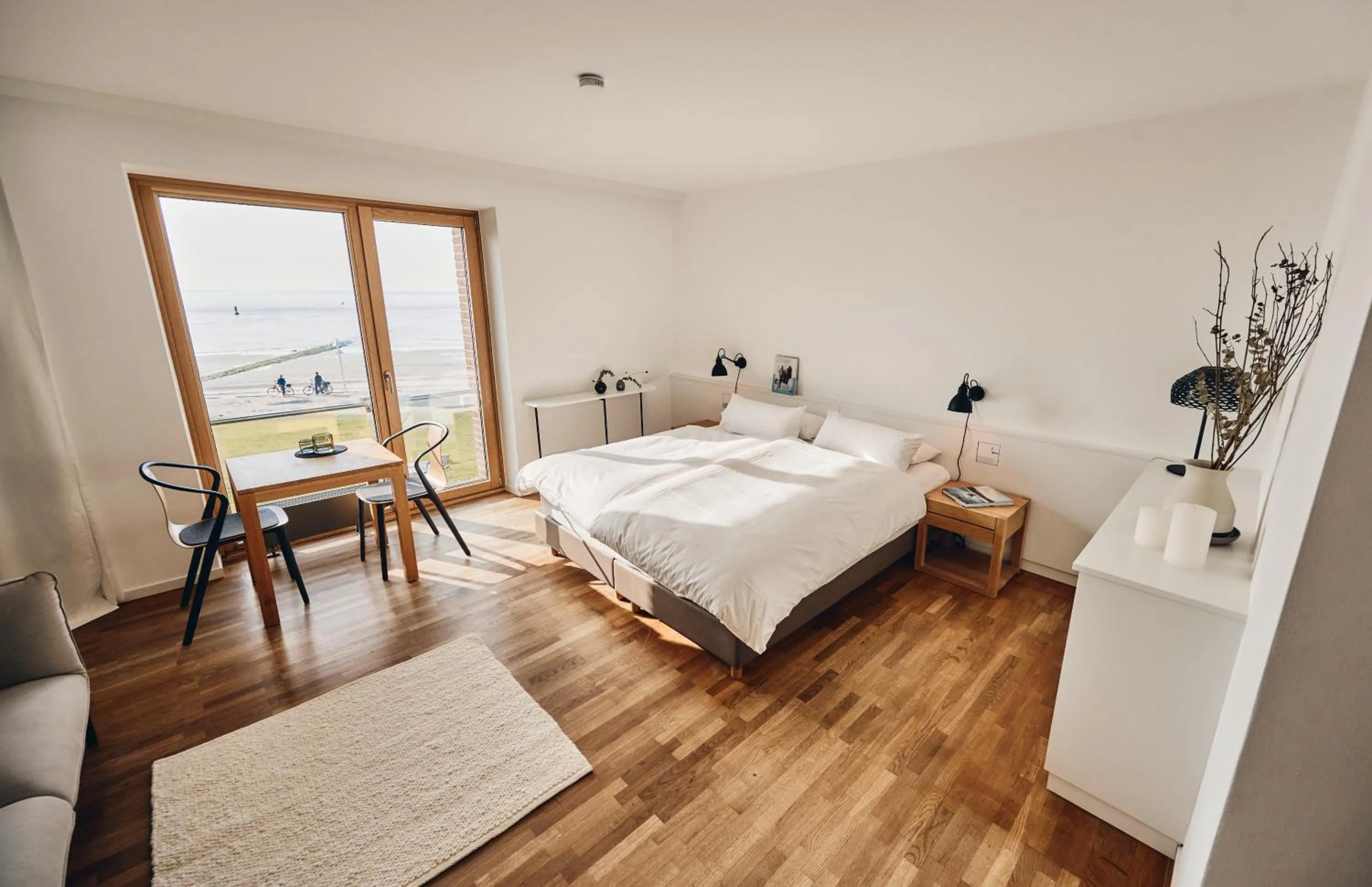 Photo of the whole room, Bed in Hotel Haus am Meer