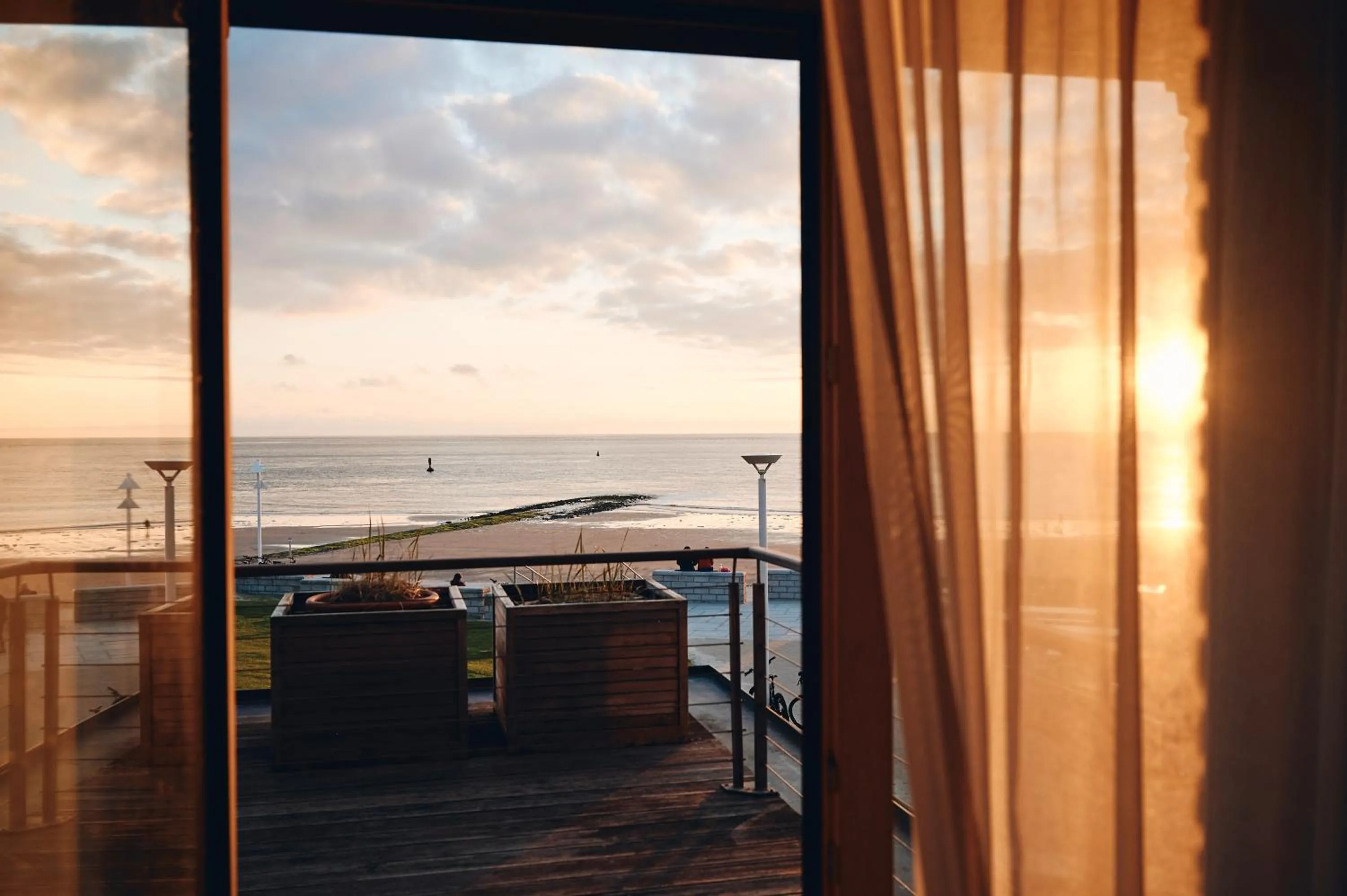 Sunset in Hotel Haus am Meer