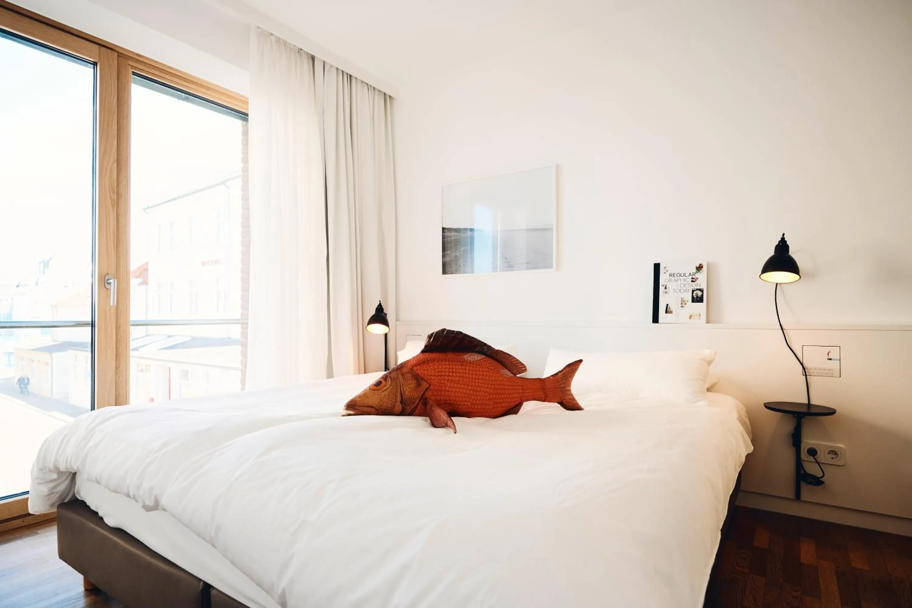 Photo of the whole room, Bed in Hotel Haus am Meer