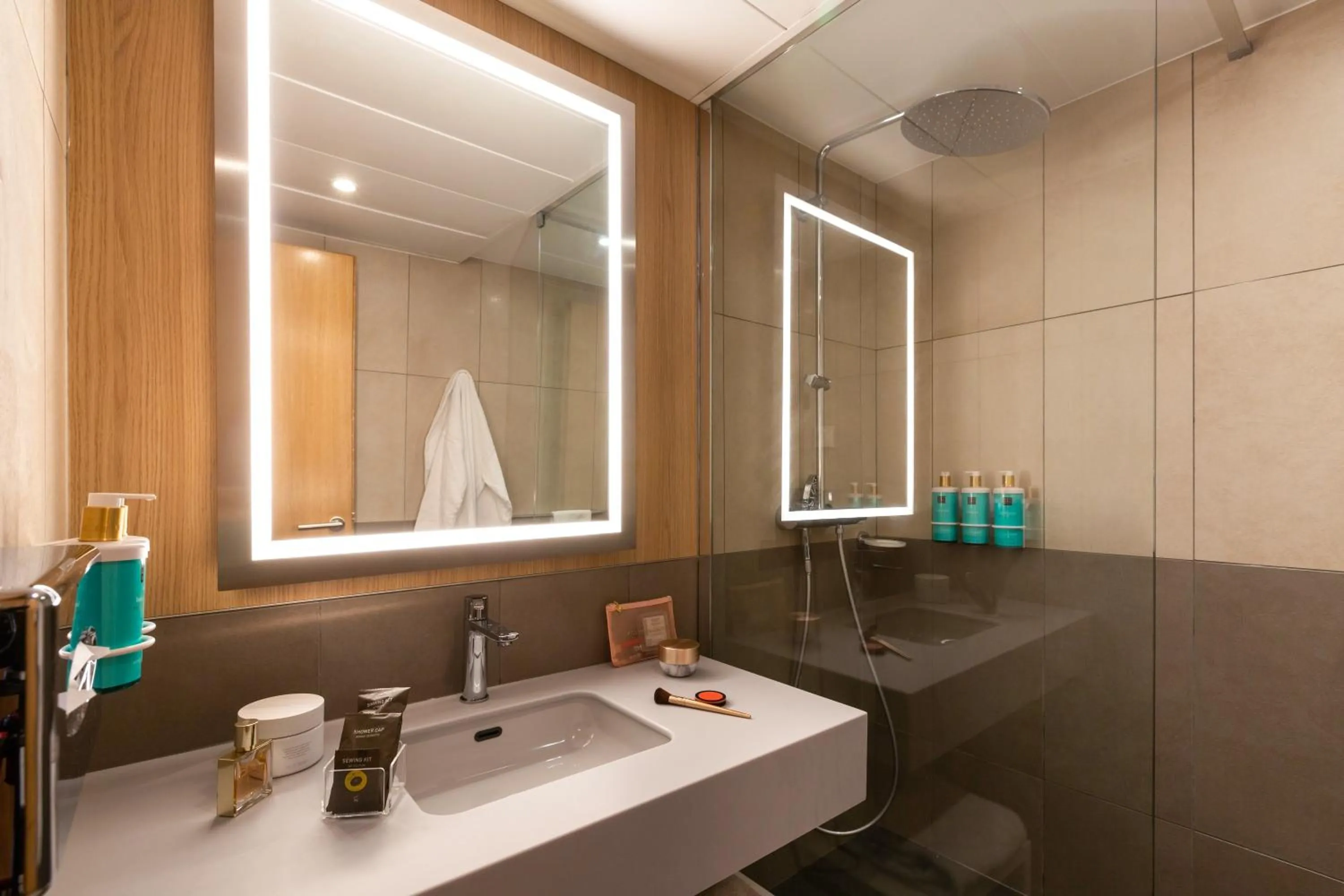 Bathroom in Novotel Nancy