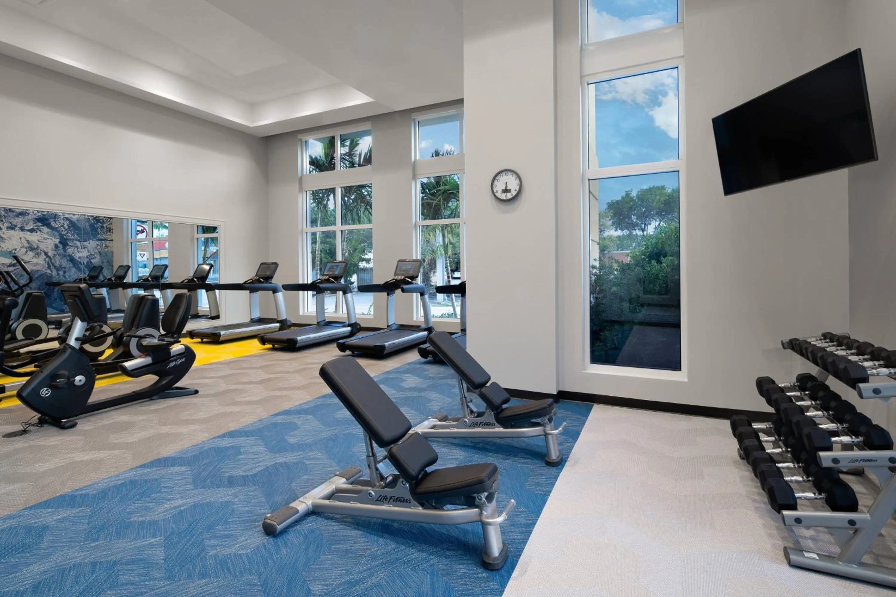 Fitness centre/facilities in Courtyard by Marriott Delray Beach