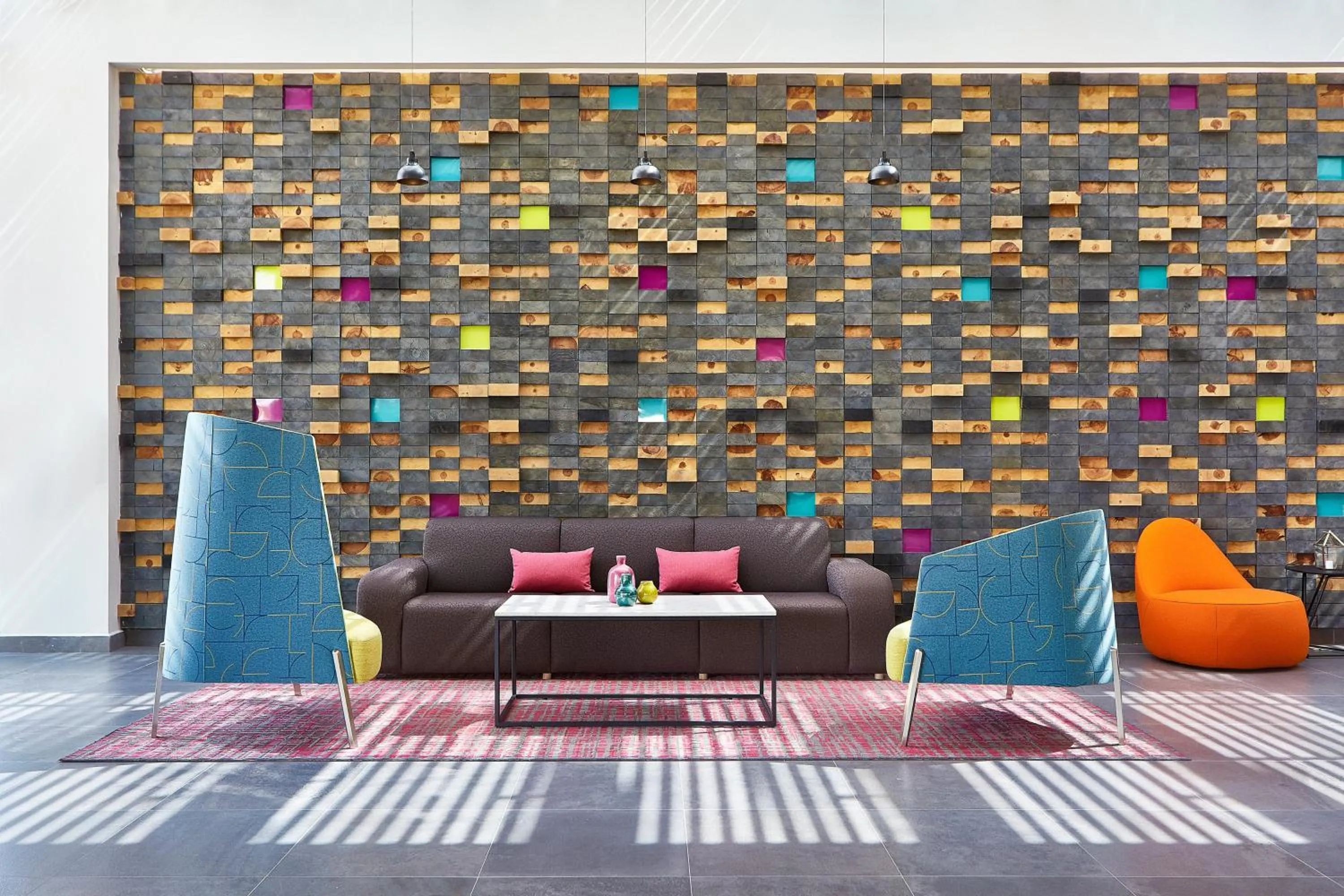 Lobby or reception in Aloft Queretaro