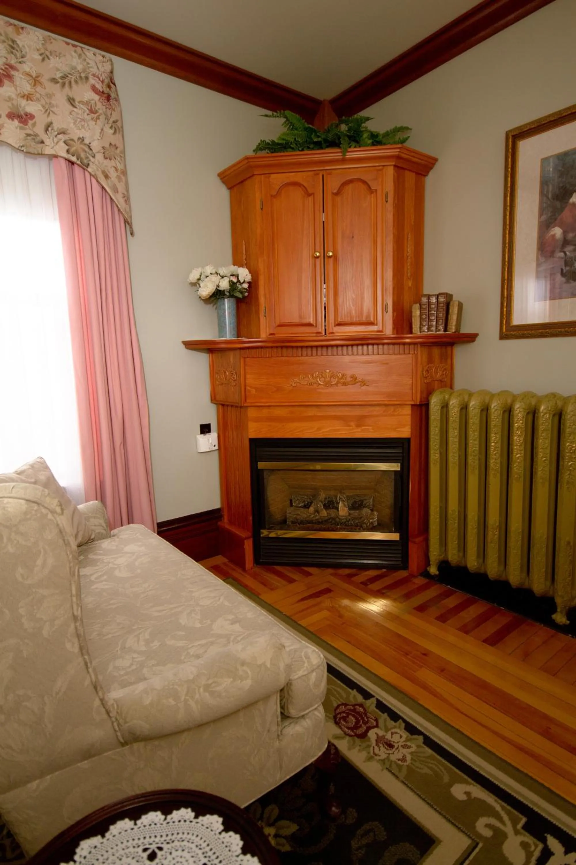 Decorative detail in Victoria's Historic Inn