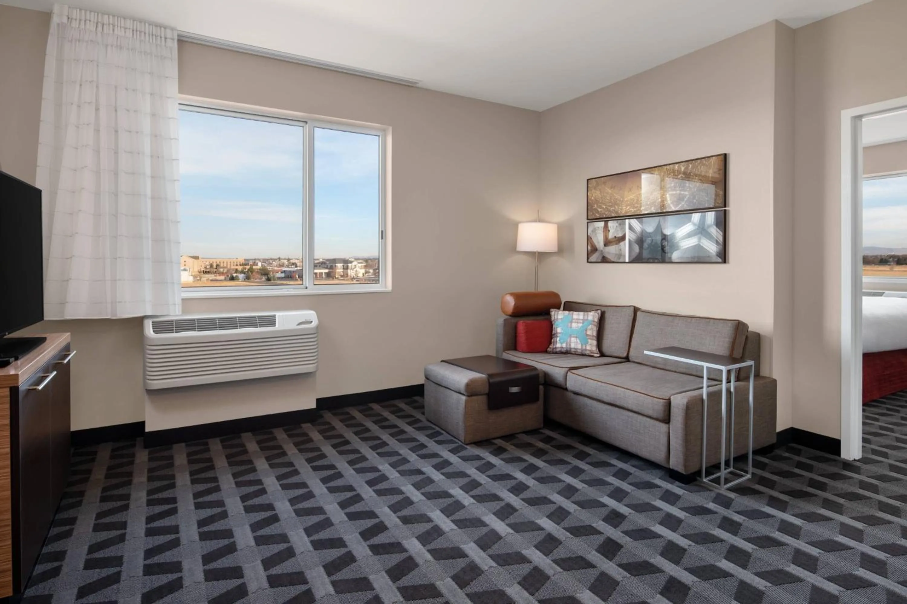 Living room, Bed in TownePlace Suites by Marriott Twin Falls