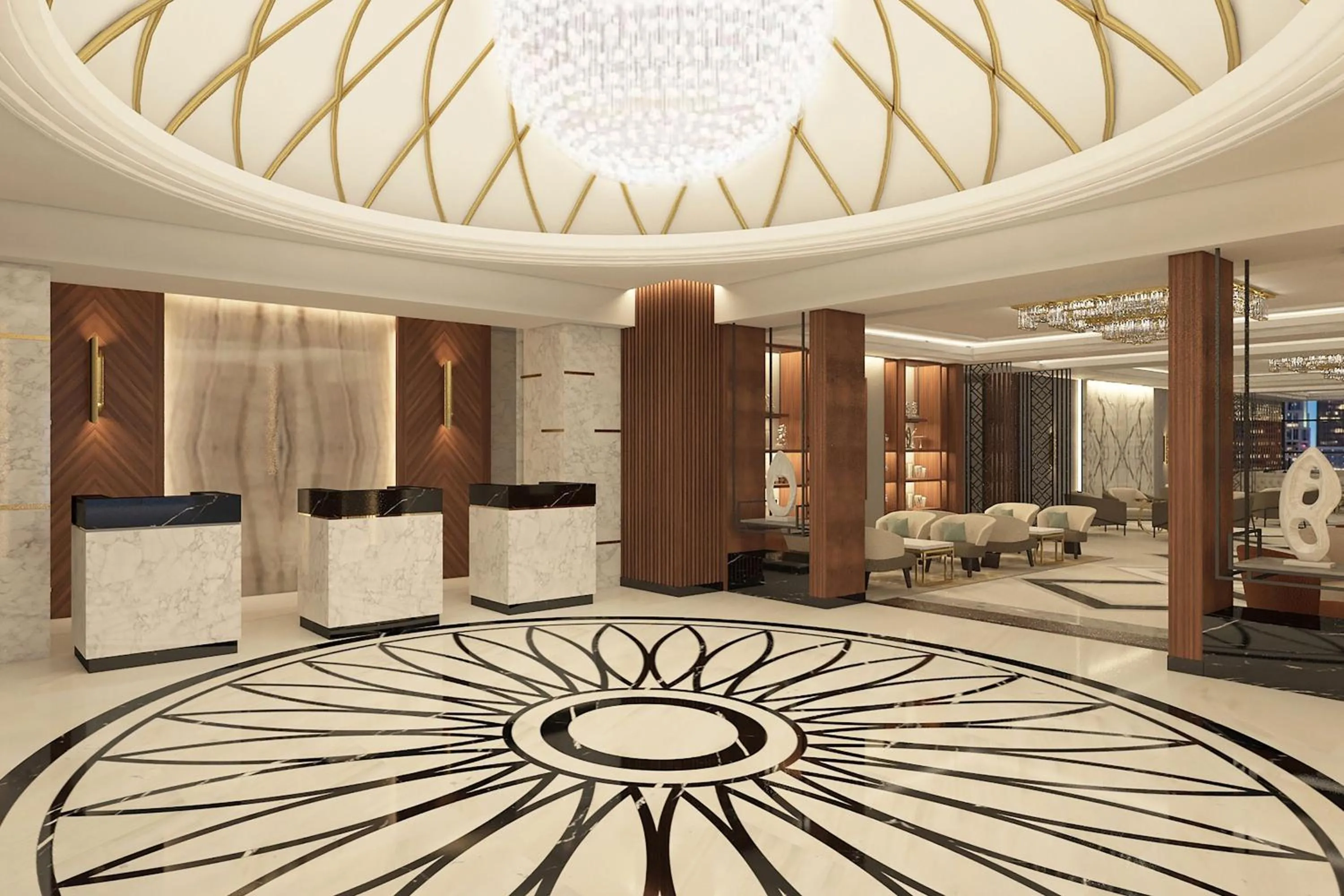 Lobby or reception in Sheraton Bishkek