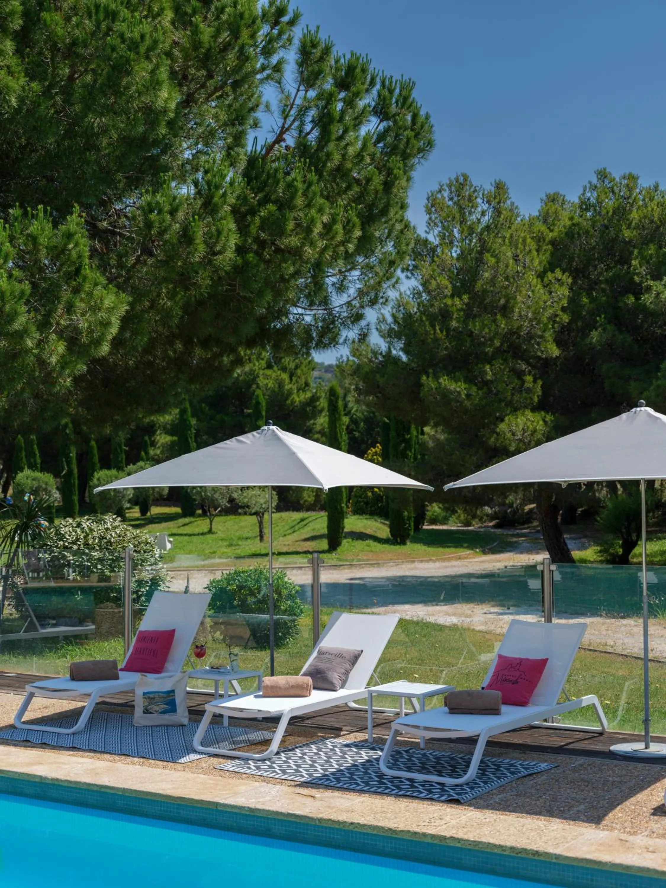 Garden view in Hilton Garden Inn Marseille Provence Airport