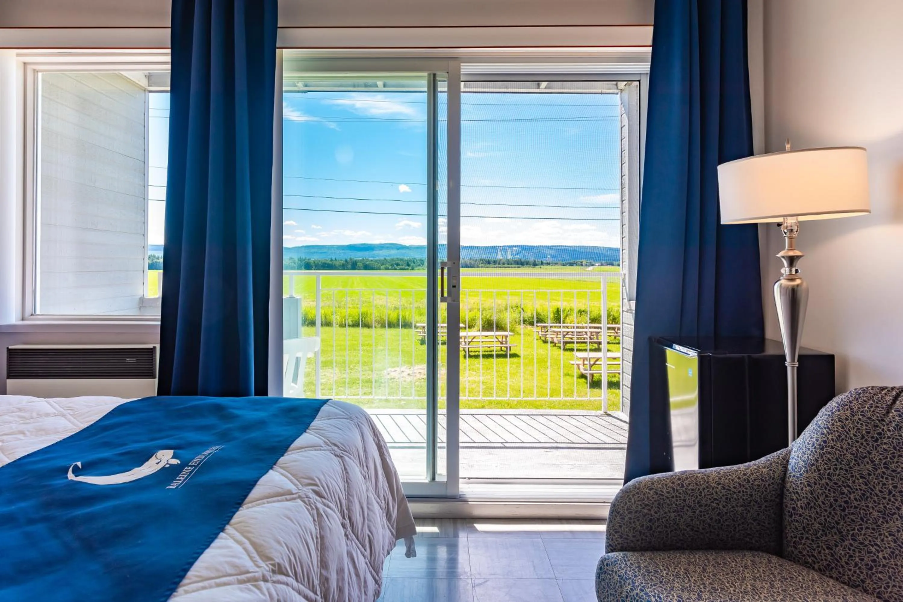 Bed in La Baleine Endiablée Microbrasserie