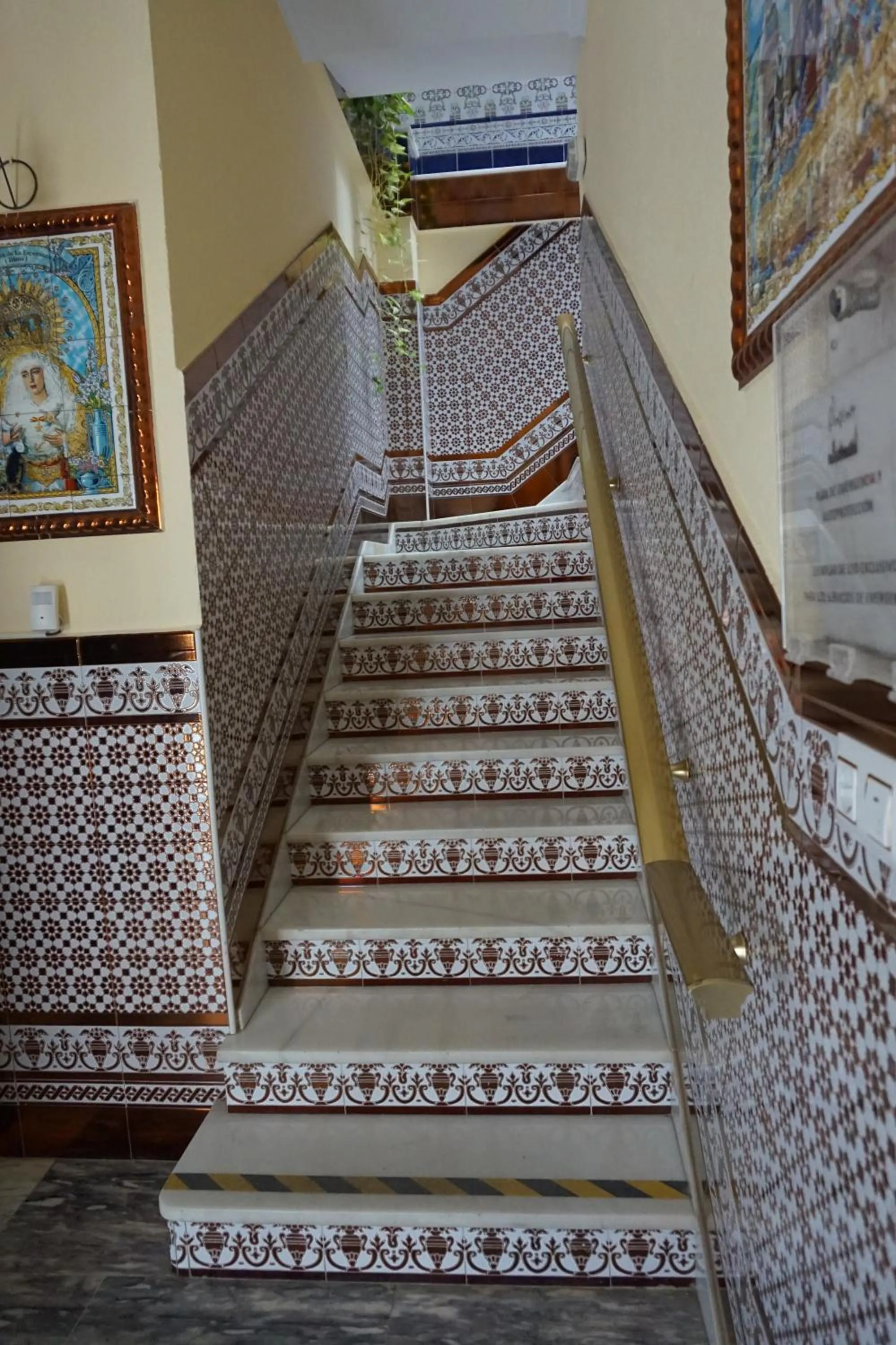 Lobby or reception in Hostal Alamare