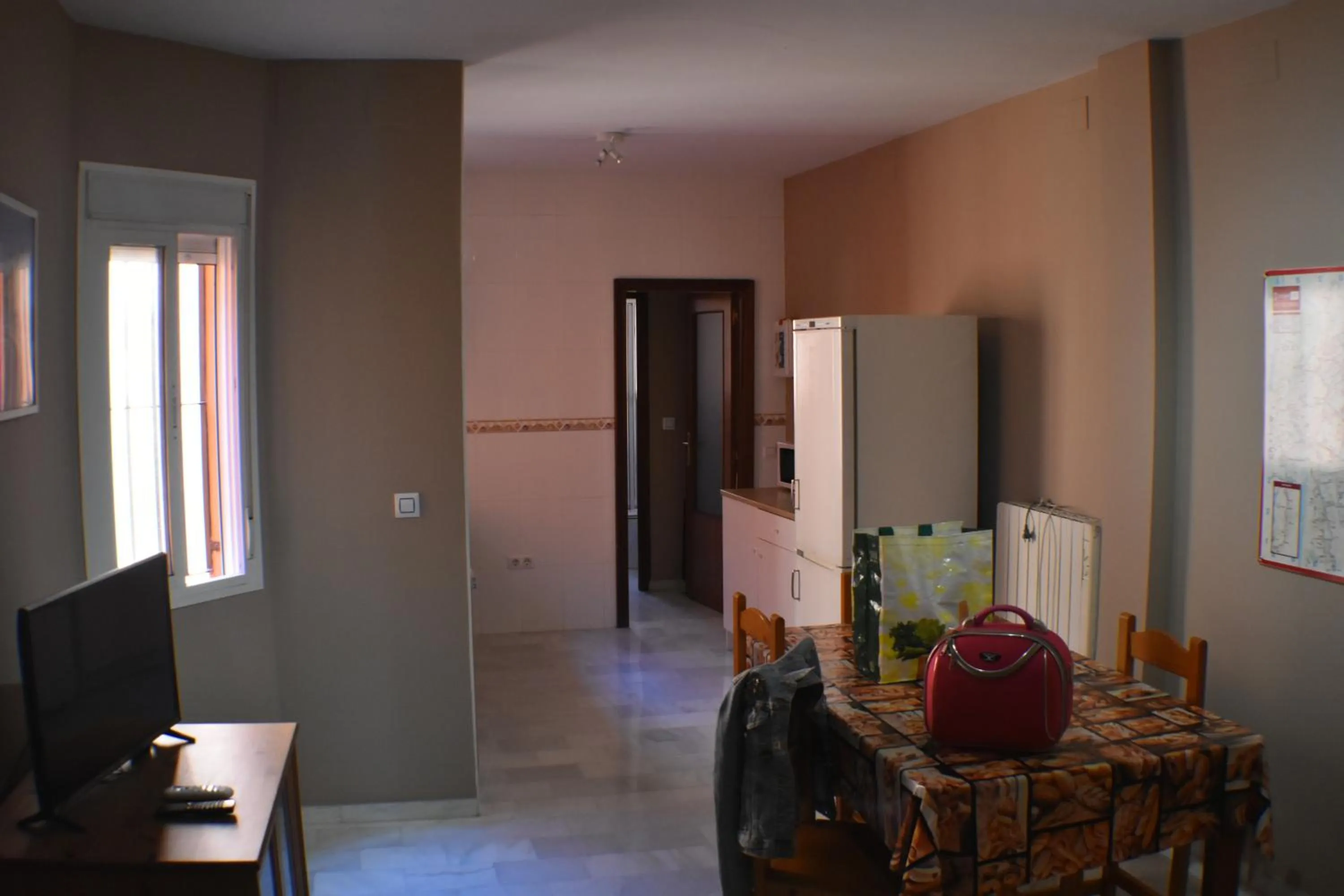 Kitchen or kitchenette in Hostal Alamare