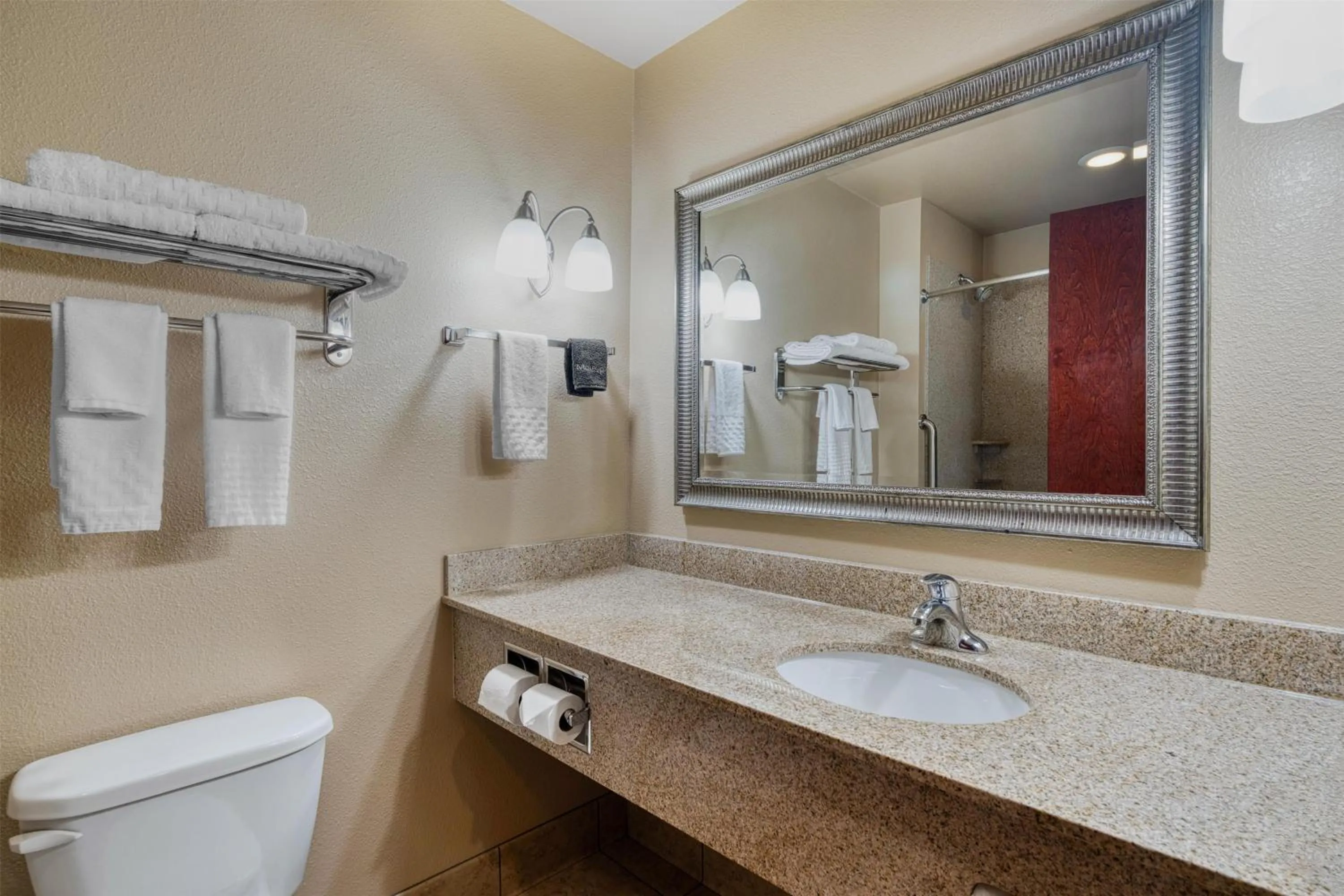 Bathroom in Best Western Shelby Inn & Suites