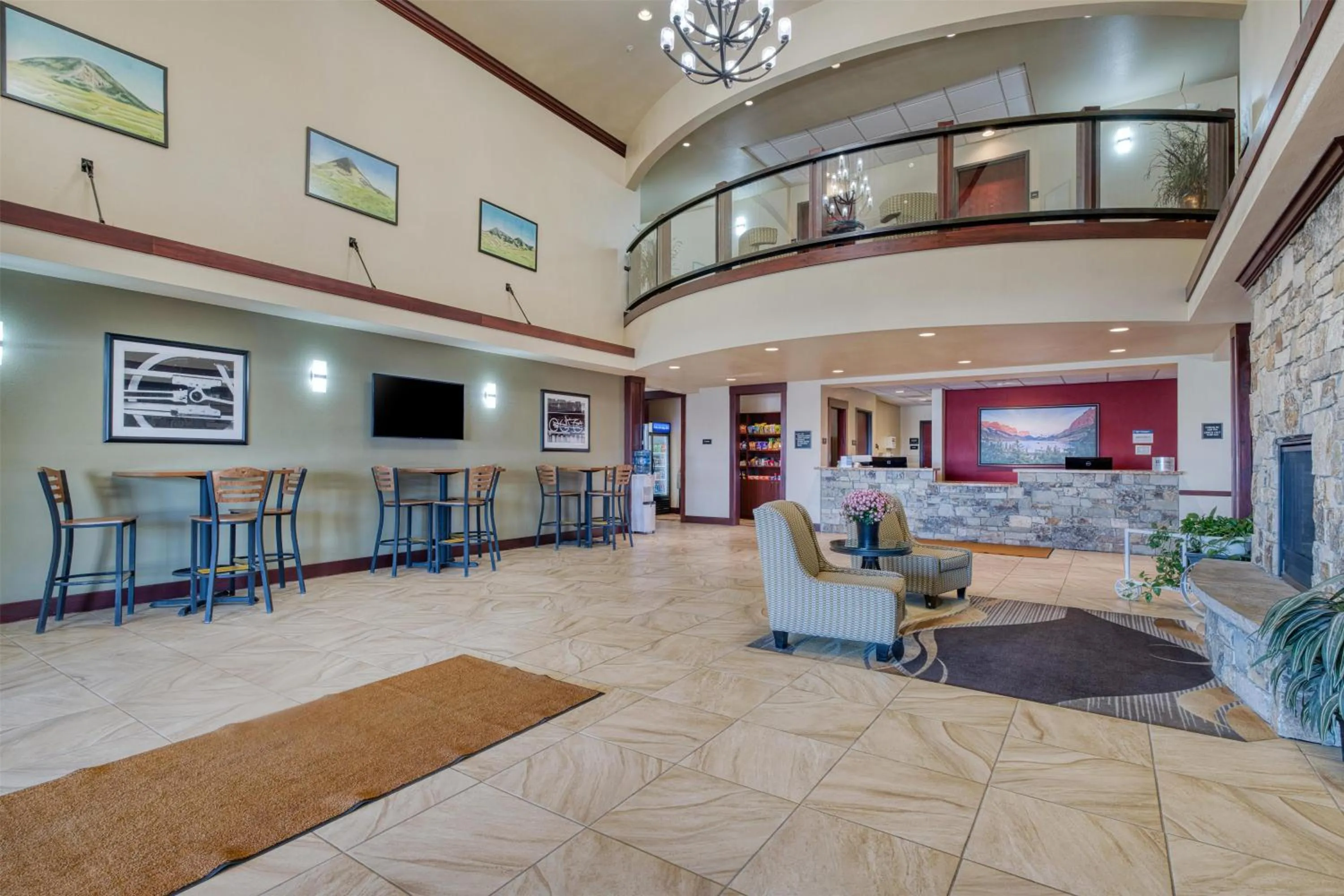 Lobby or reception in Best Western Shelby Inn & Suites